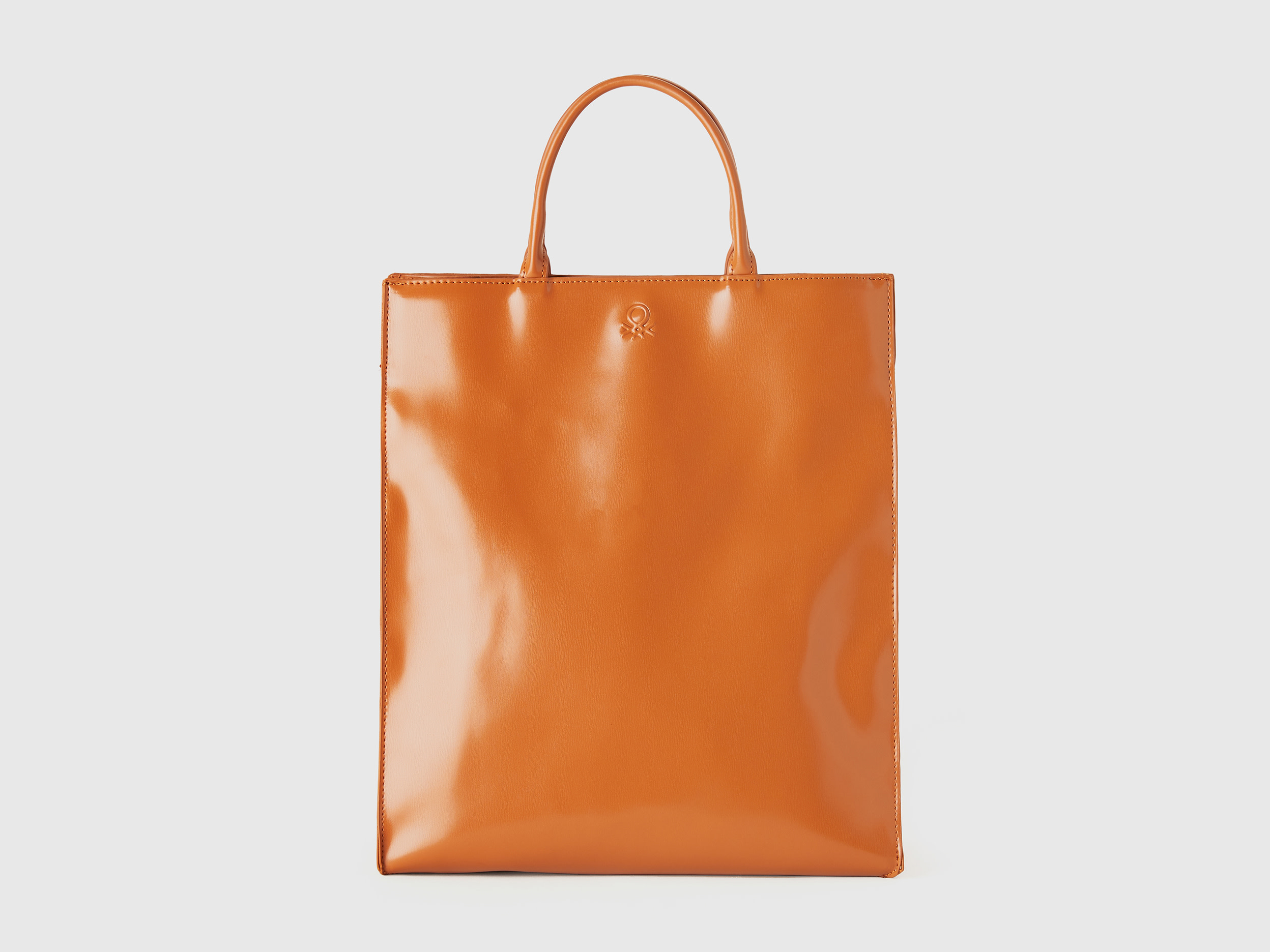 Benetton, Shopping Bag Effetto Opaco, , Donna