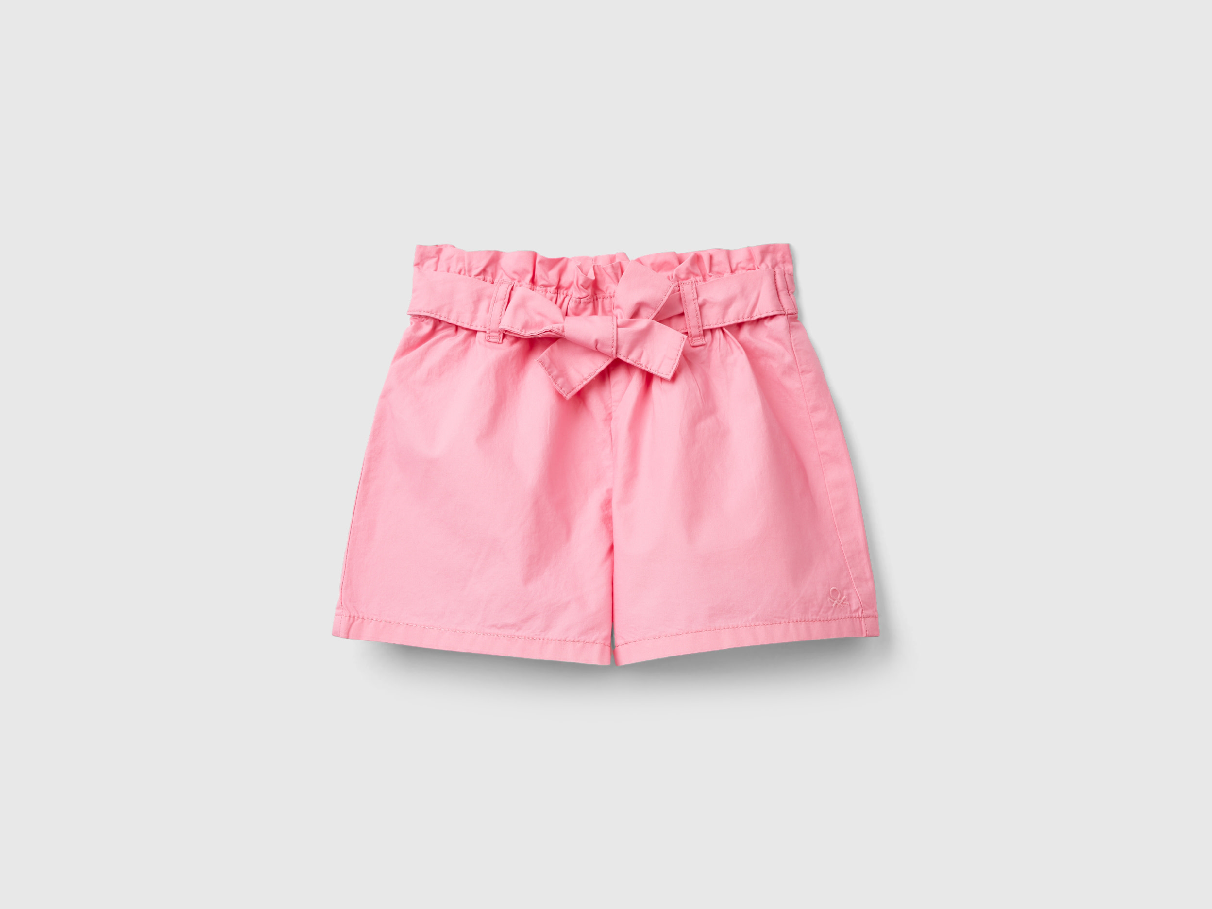 Benetton, Bermuda Con Fusciacca, Rosa, Bambini