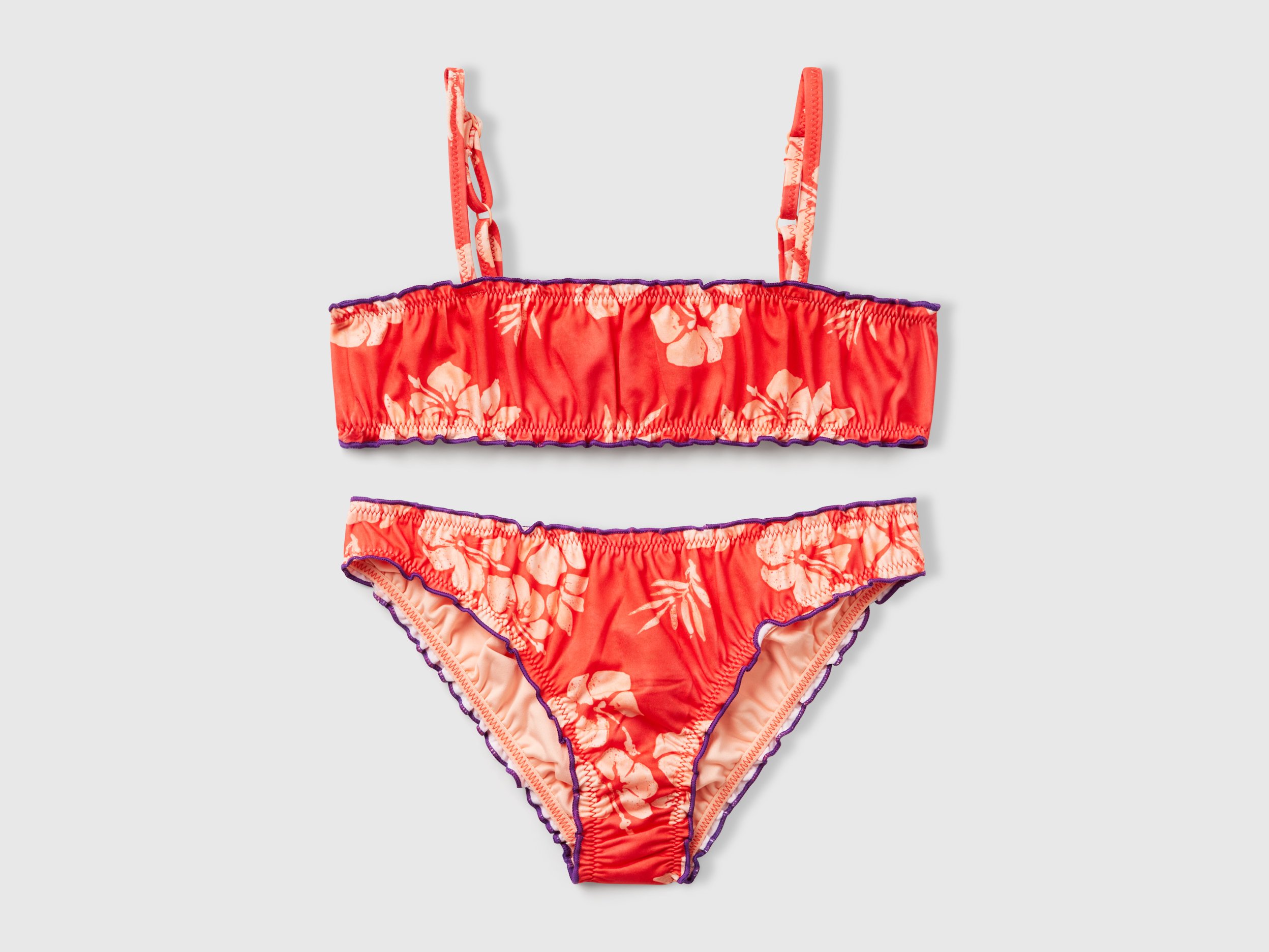 Benetton, Bikini De Plage Imprimé Fleuri, taille 2XL,, Enfants - United Colors of Benetton - Modalova