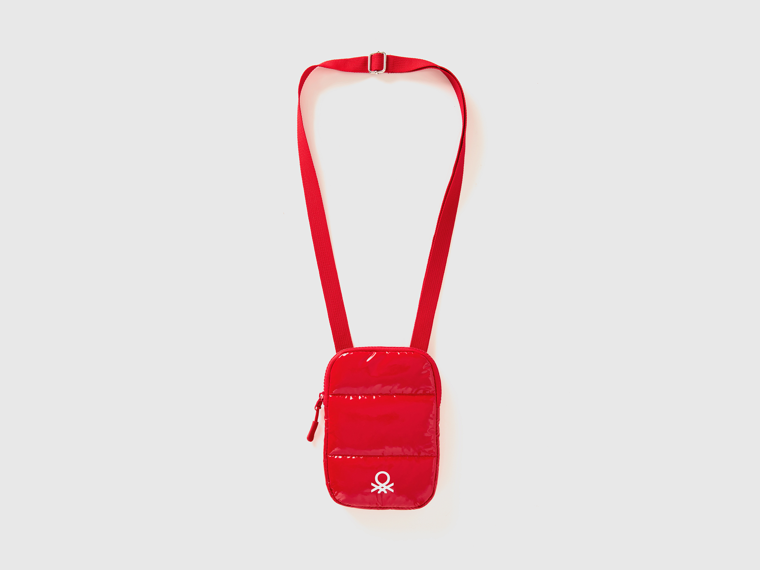 Benetton, Handytasche Mit Logo, size OS, Rot, female