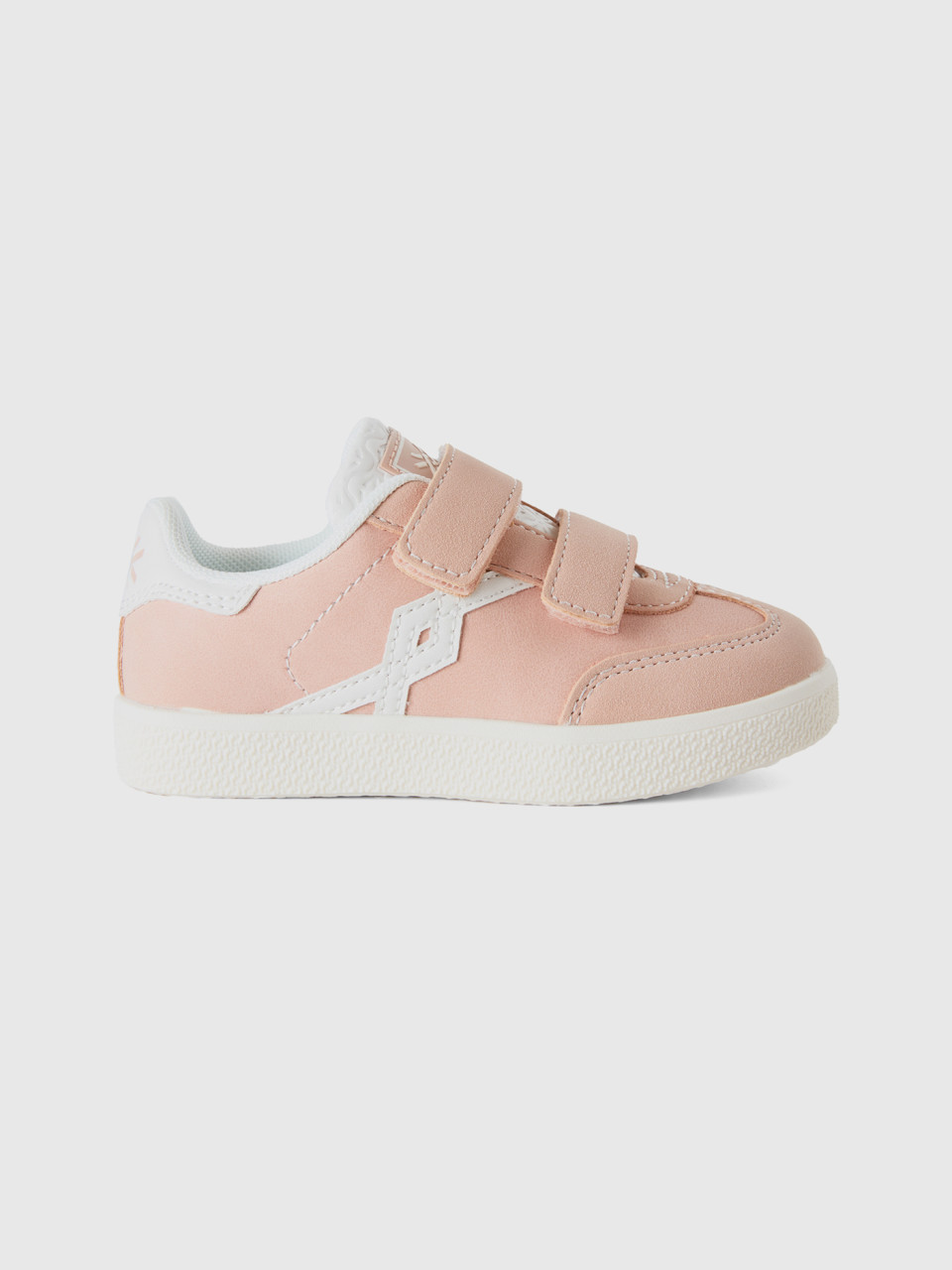 Benetton, Sneakers In Imitation Leather,5C, Soft Pink