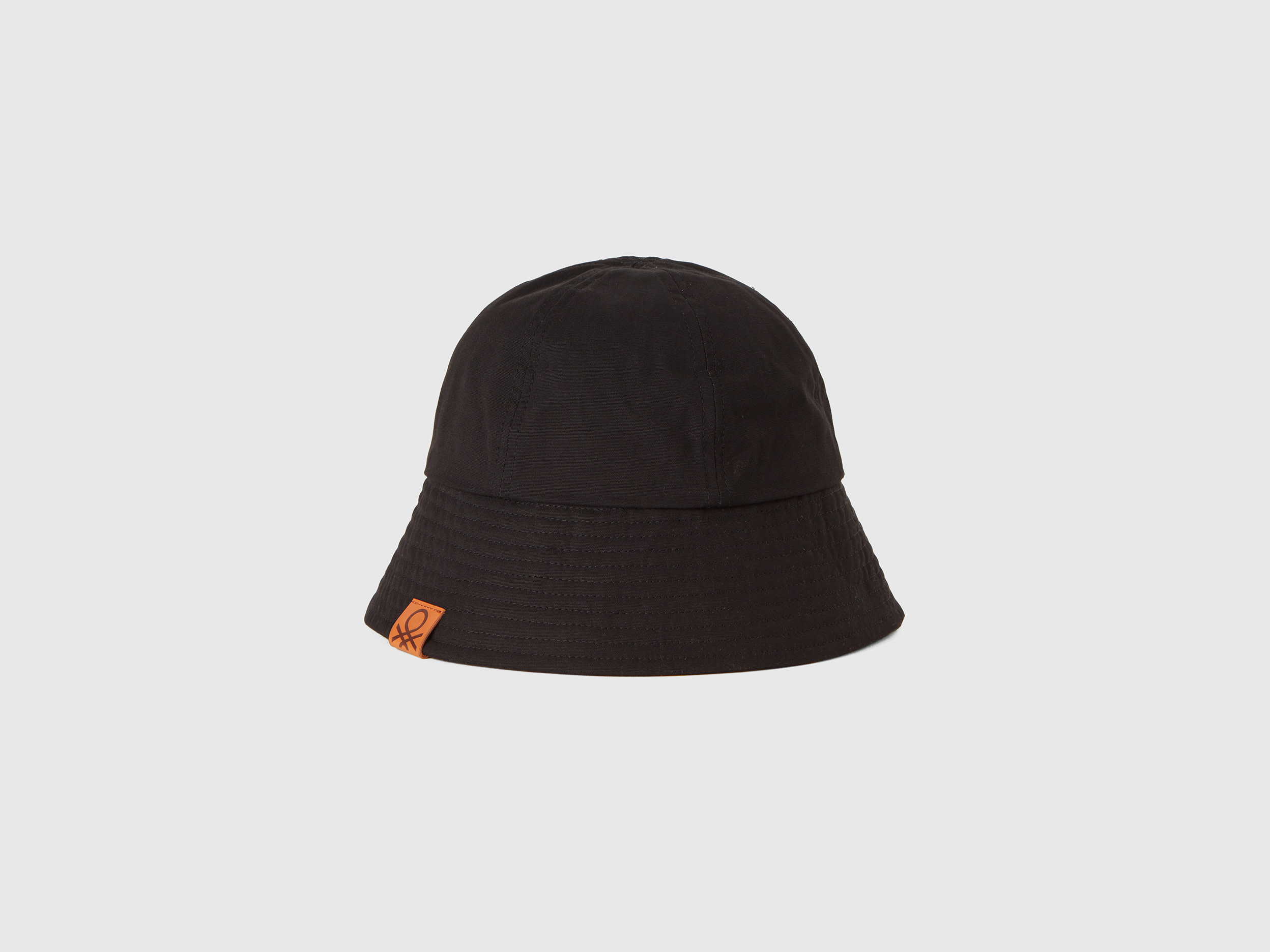 Benetton, Cappello Alla Pescatora, Nero, Donna