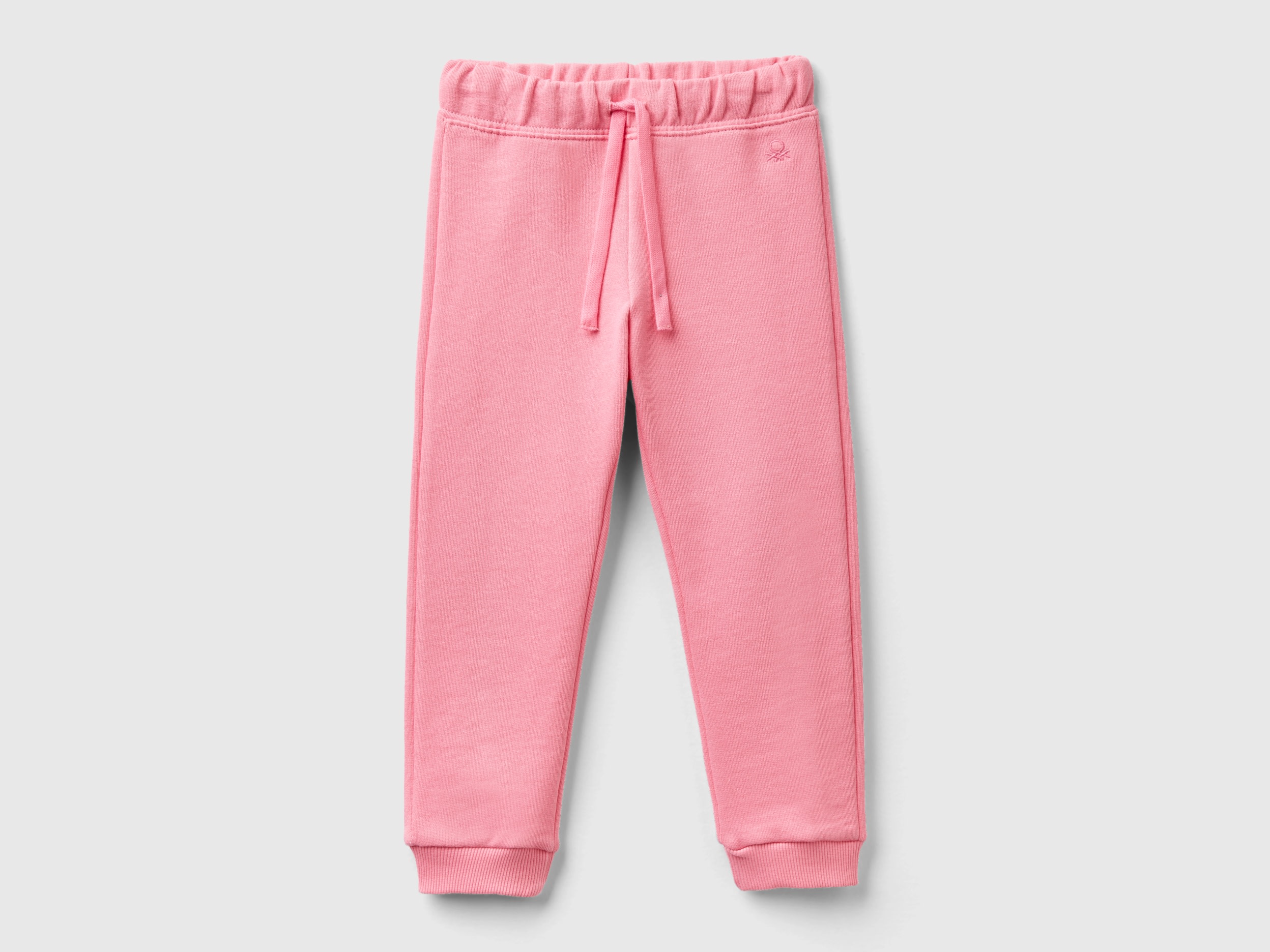 Benetton, Sweatpants In Organic Cotton, size 12-18, Pink, Kids