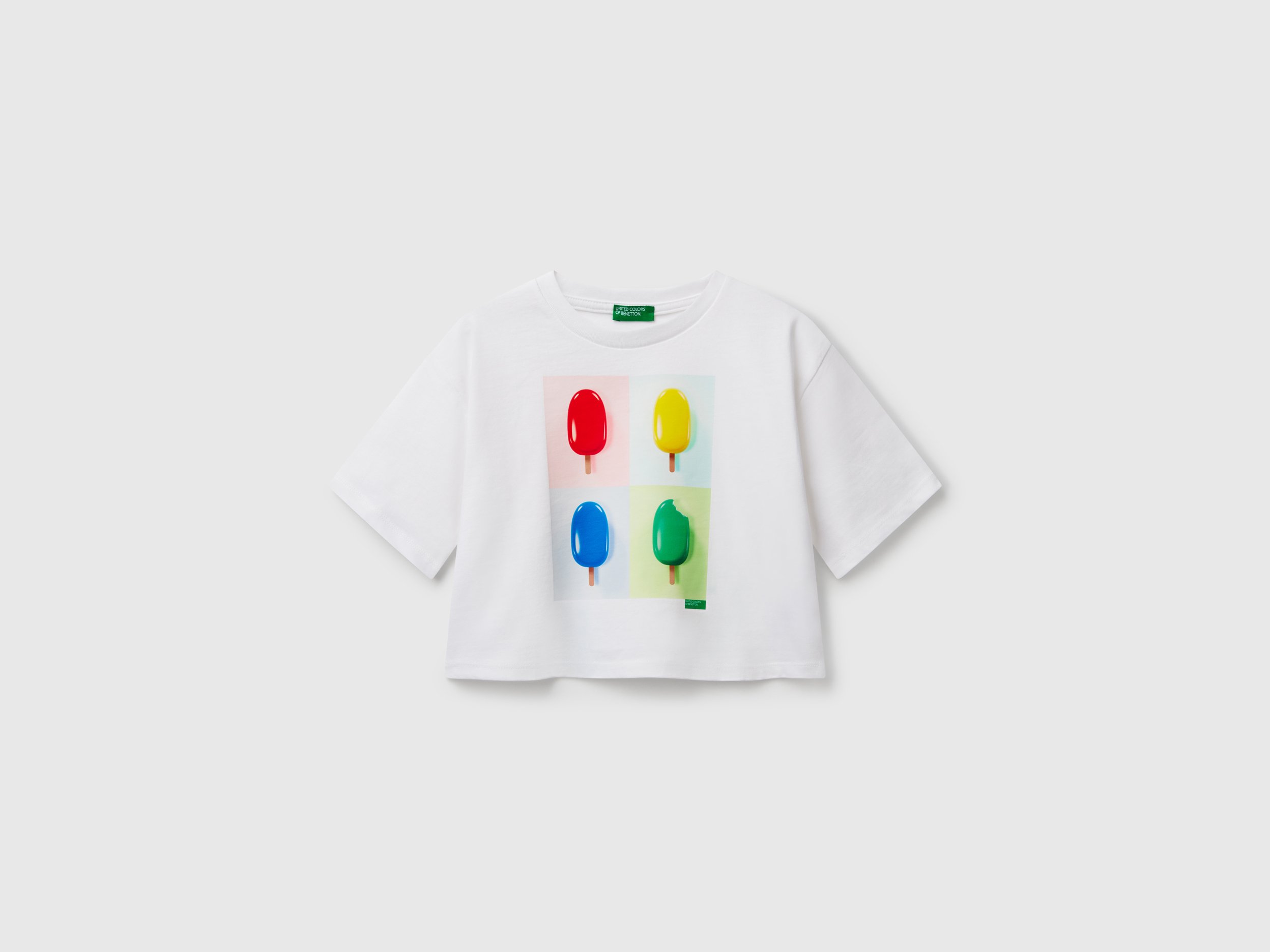 Benetton, Cabas Avec Imprimé Glace, taille L, Blanc, Enfants - United Colors of Benetton - Modalova