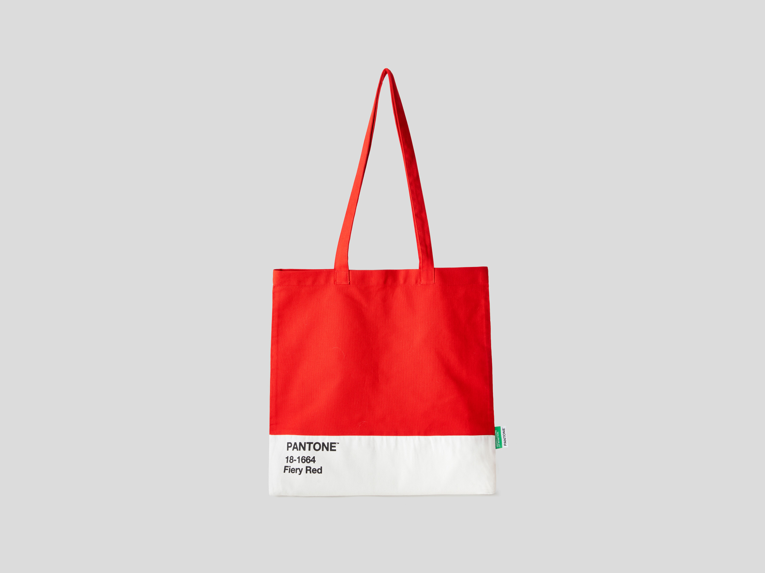 Benetton, Cabas Rouge Benettonxpantone™, taille OS, Rouge, Femme