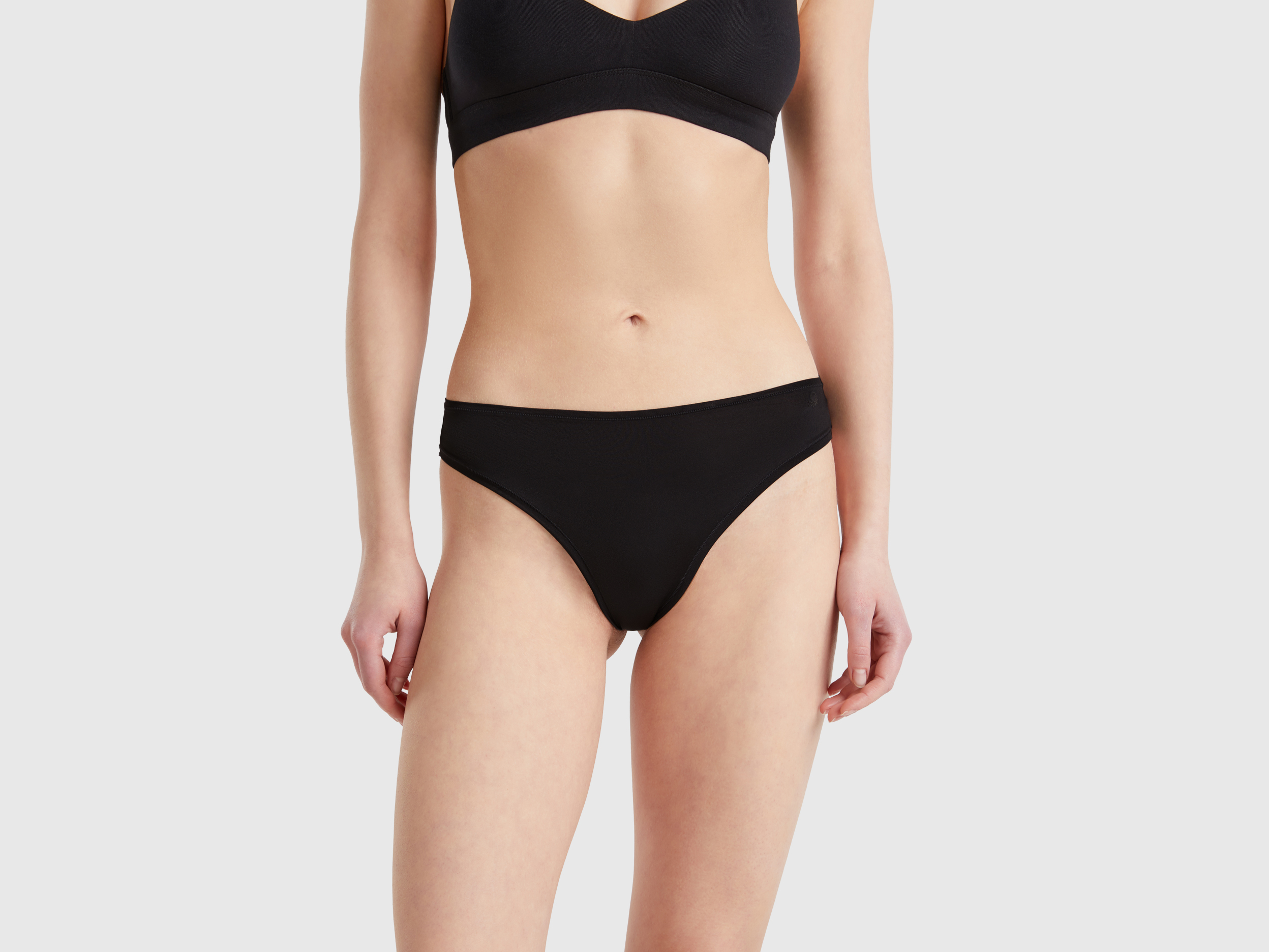 Benetton, Slip En Coton Bio Stretch, taille L, Multicolore - United Colors of Benetton - Modalova