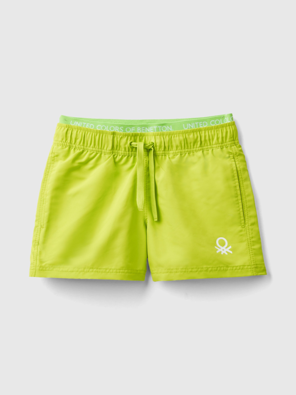 Benetton, Boxer Mare Con Coulisse, Lime, Bambini