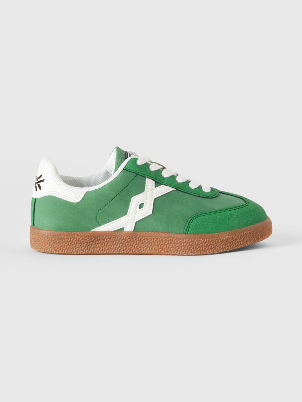 Benetton, Sneakers In Imitation Leather,5C, Green