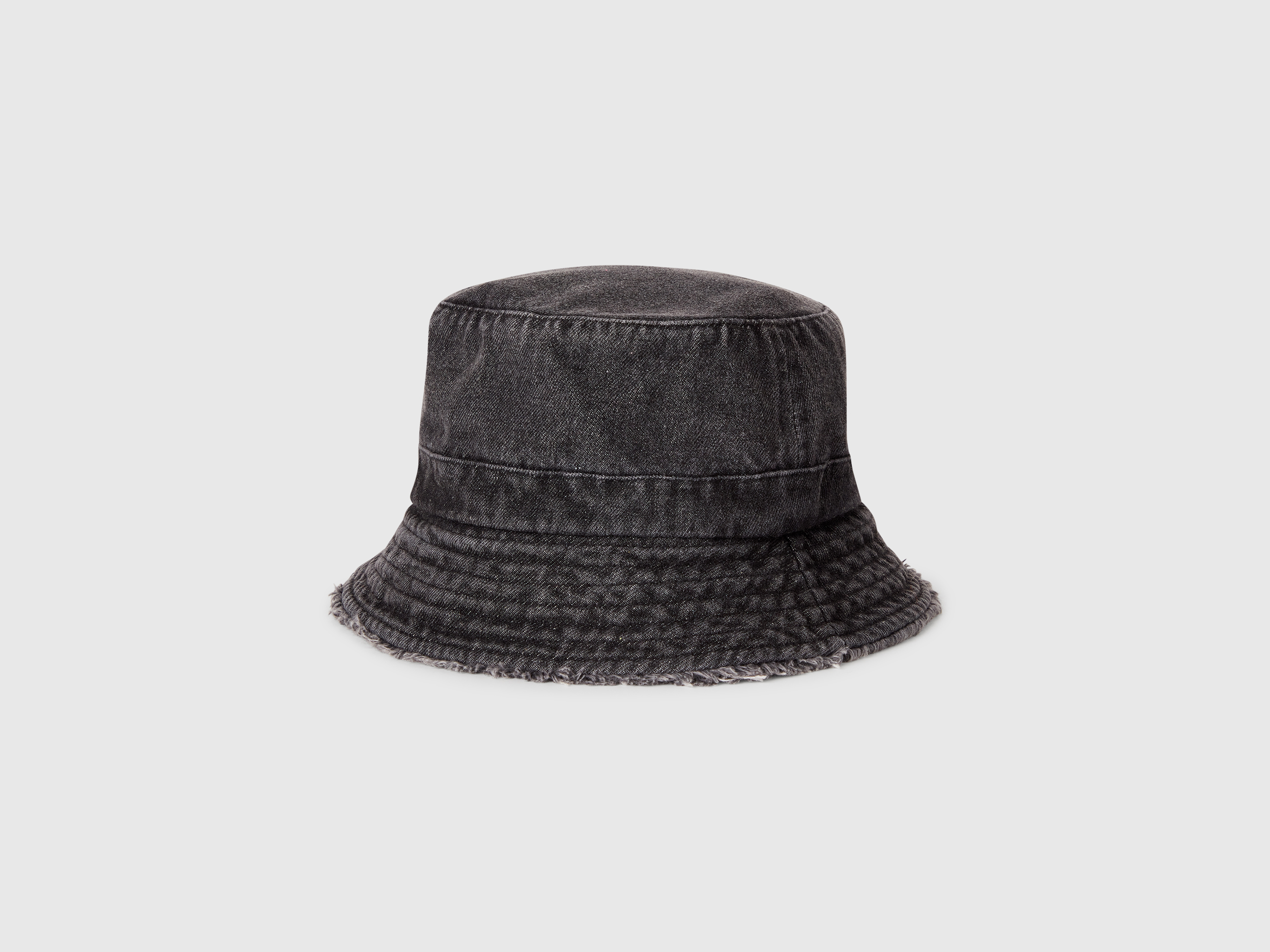 Benetton, Denim Bucket Hat, size XL-3XL, Black, Kids