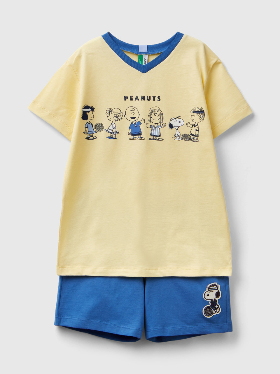 Benetton, ©peanuts Pyjama Shorts, Vanilla, Kids