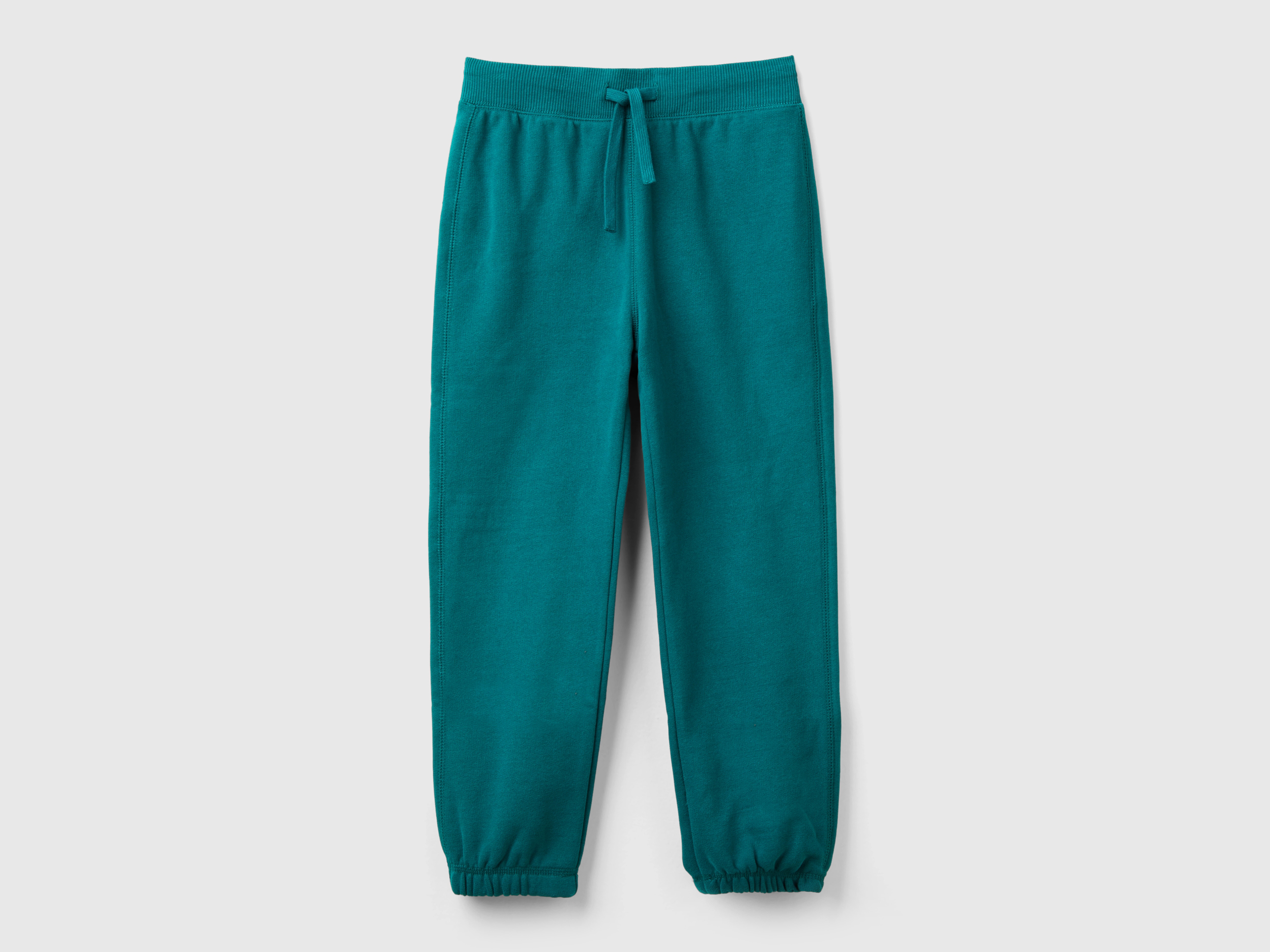 Benetton, Joggers Aus Warmem Sweatstoff, size 3XL, Dunkelgrün, male