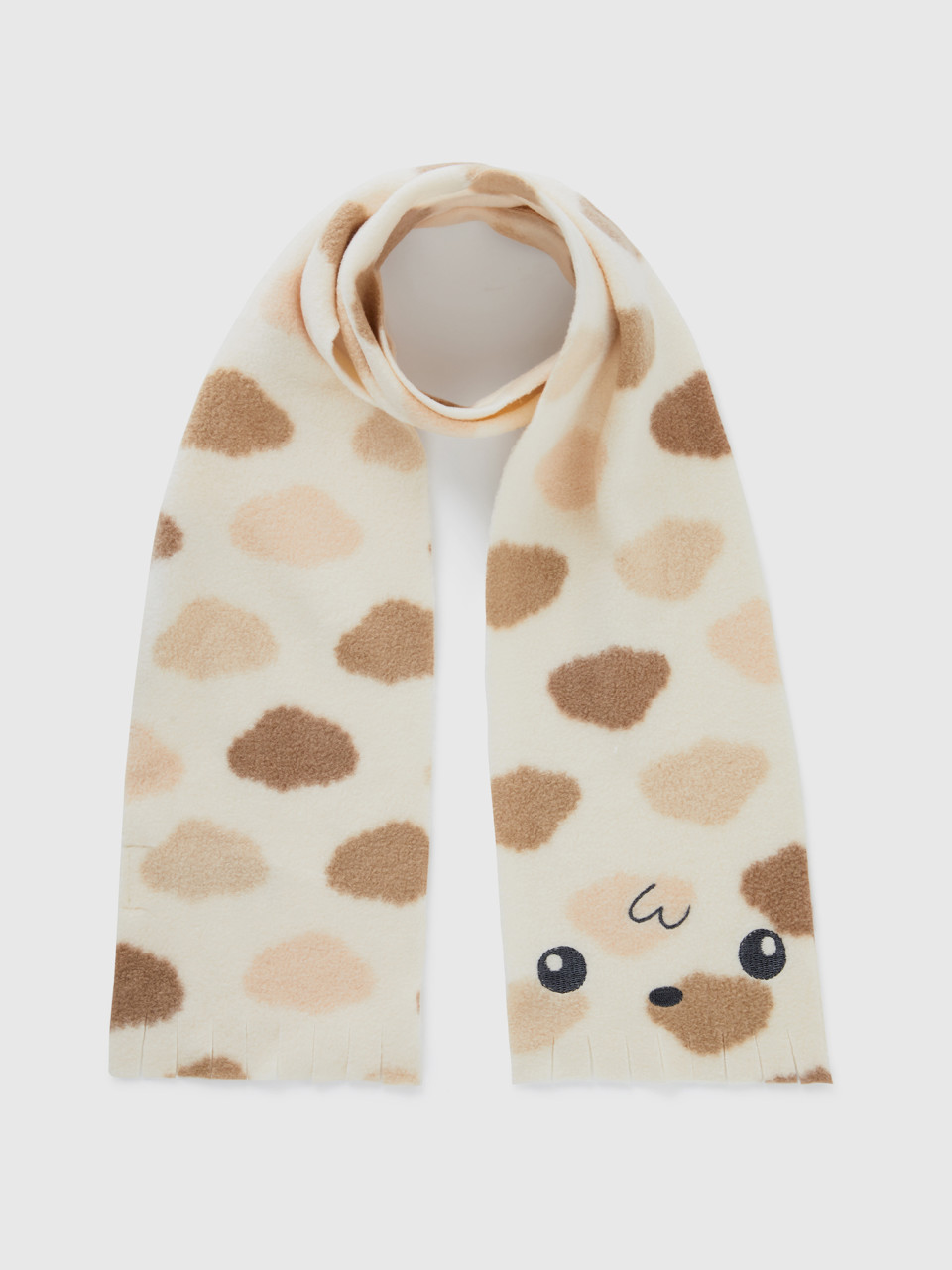 Benetton, Scarf With Cloud Print, Multi-color, Kids
