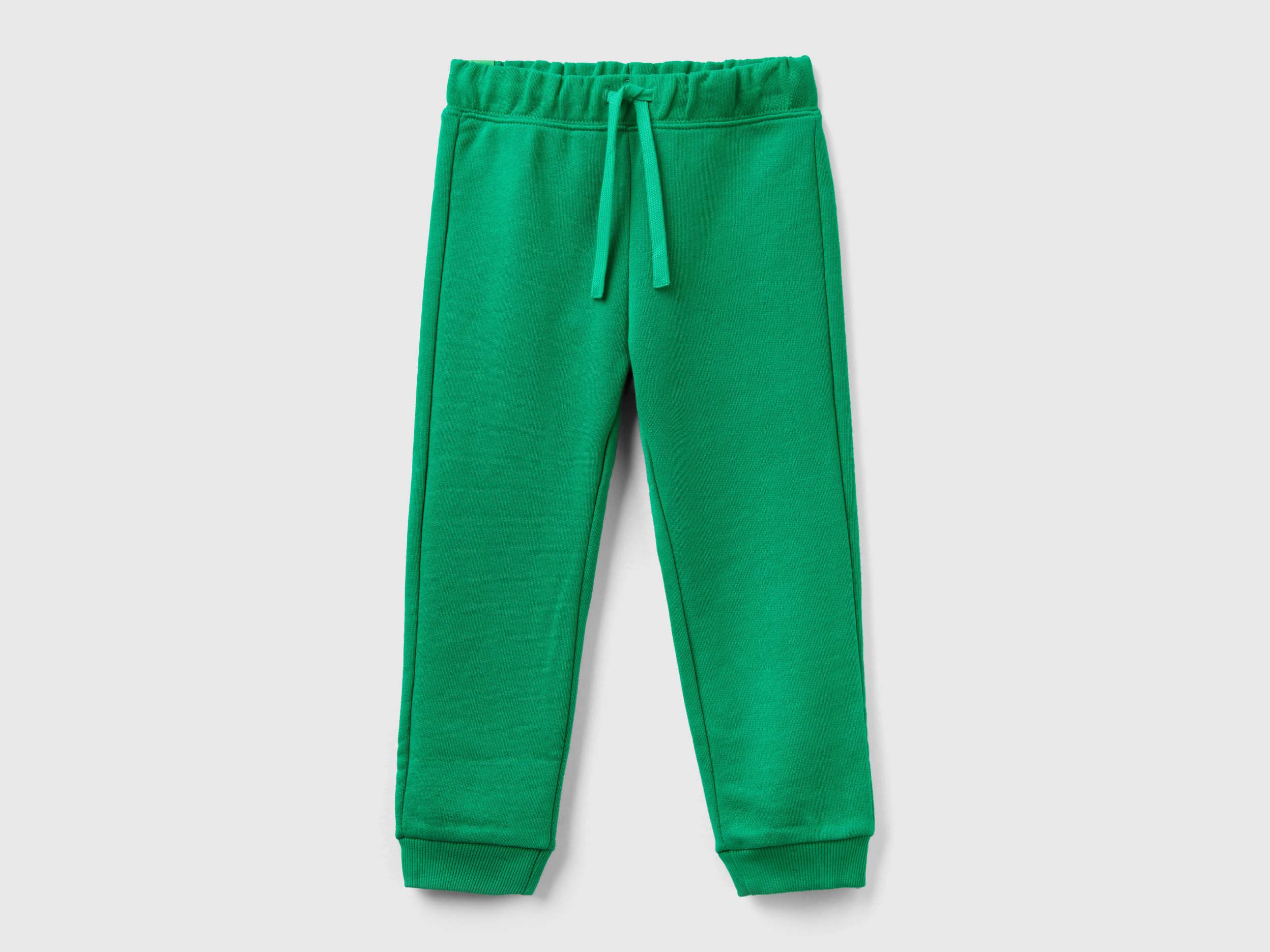 Benetton, Regular Fit Sweat Joggers, size 5-6, Green, Kids