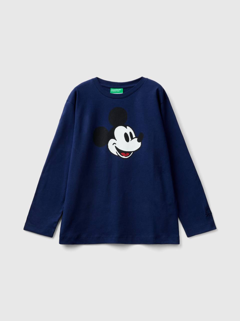 T-shirt azul-escuro com estampa Mickey Mouse - Azul-Escuro