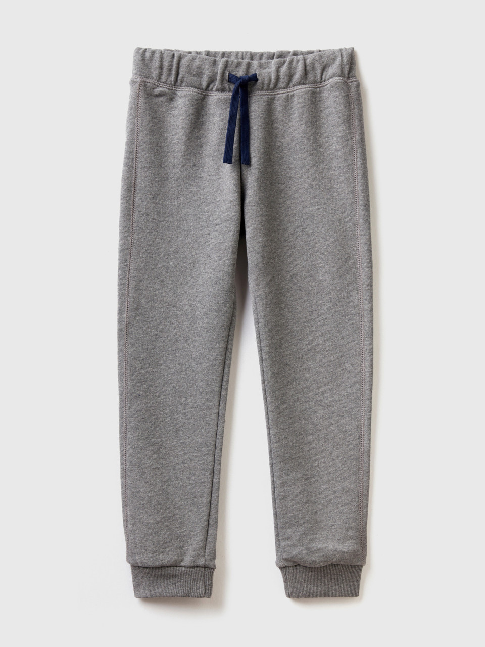 Benetton, 100% Cotton Sweatpants, Dark Gray, Kids