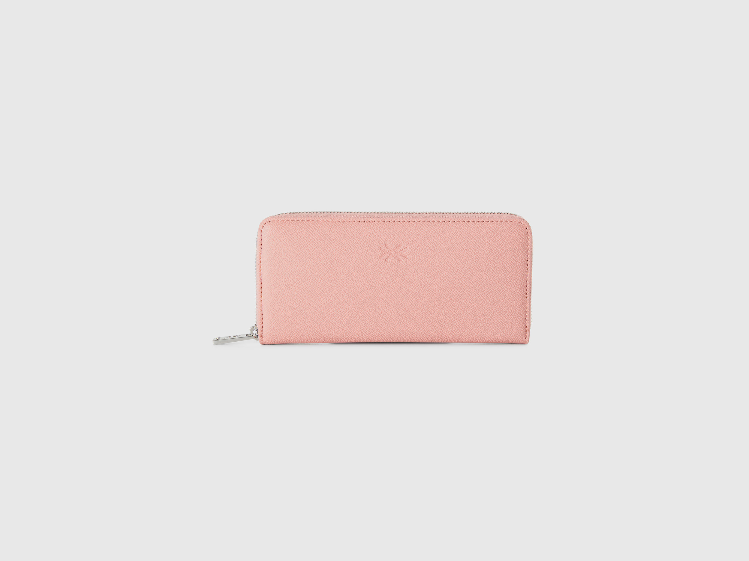 Benetton, Large Zip Wallet, size OS, Pink, Women