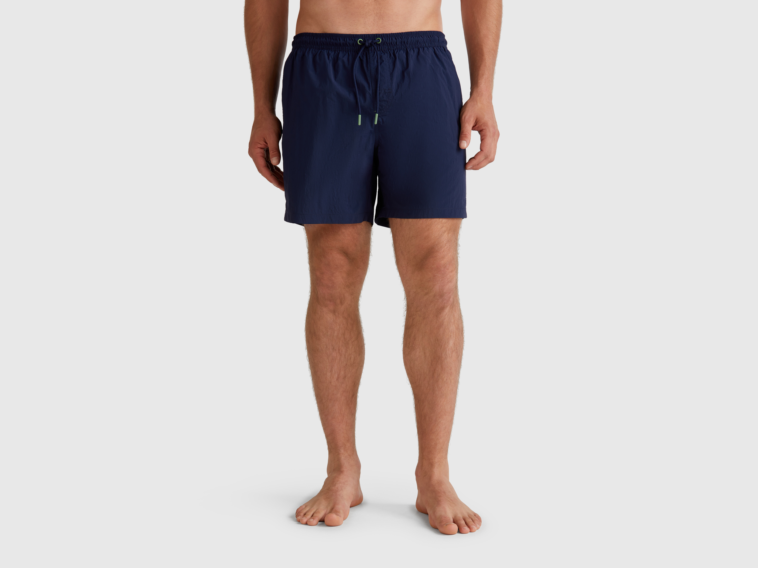 Benetton, Swim Trunks In Nylon, size M, Dark Blue, Men