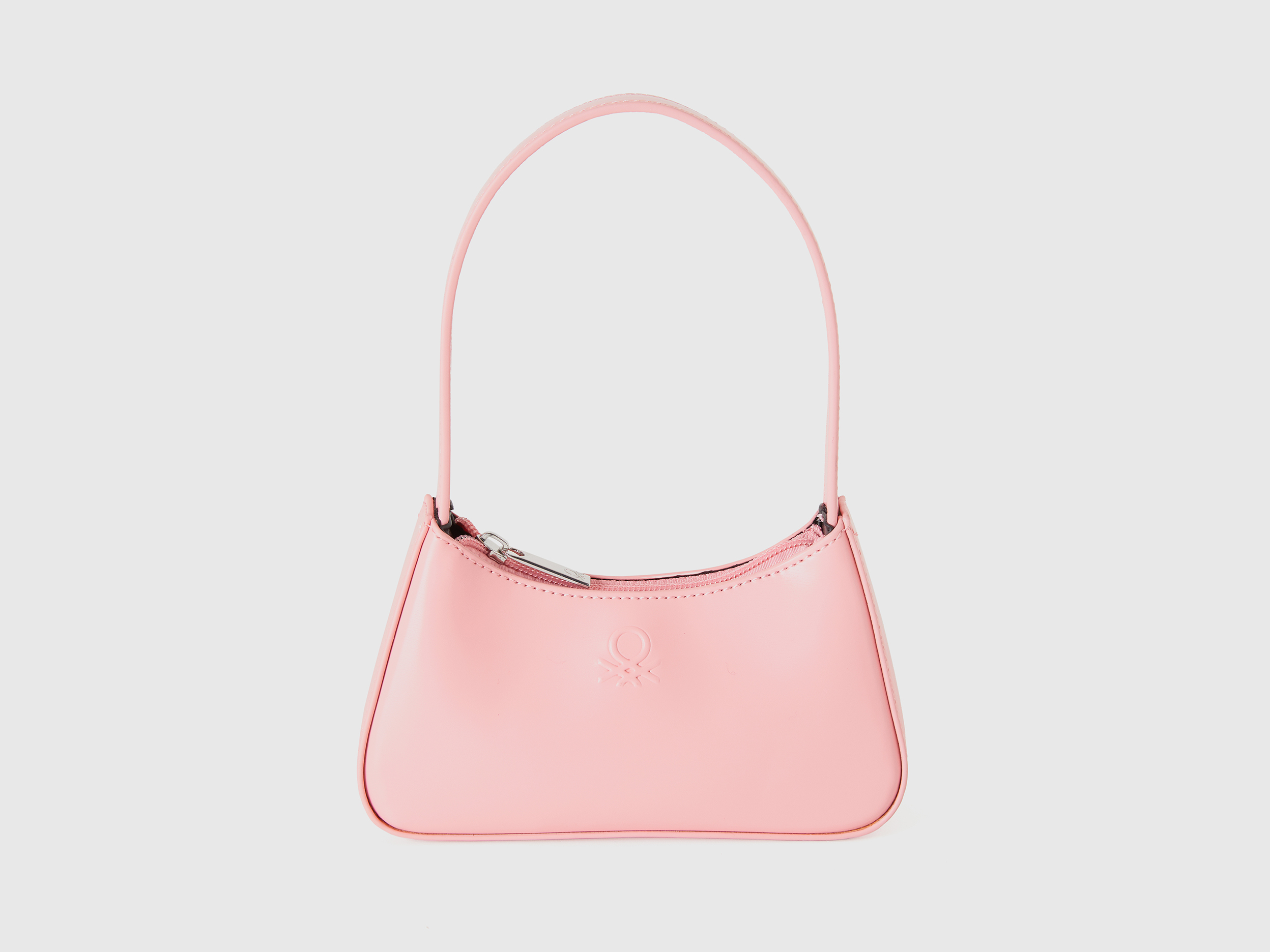 Benetton, Glänzende Handtasche, size OS, Pink, female