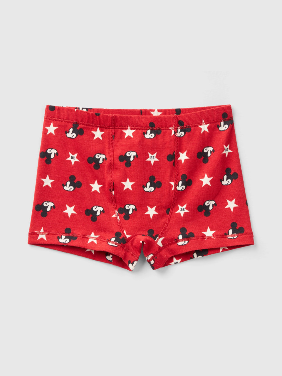 Benetton, Rote Mickey Mouse-boxer, Rot, male