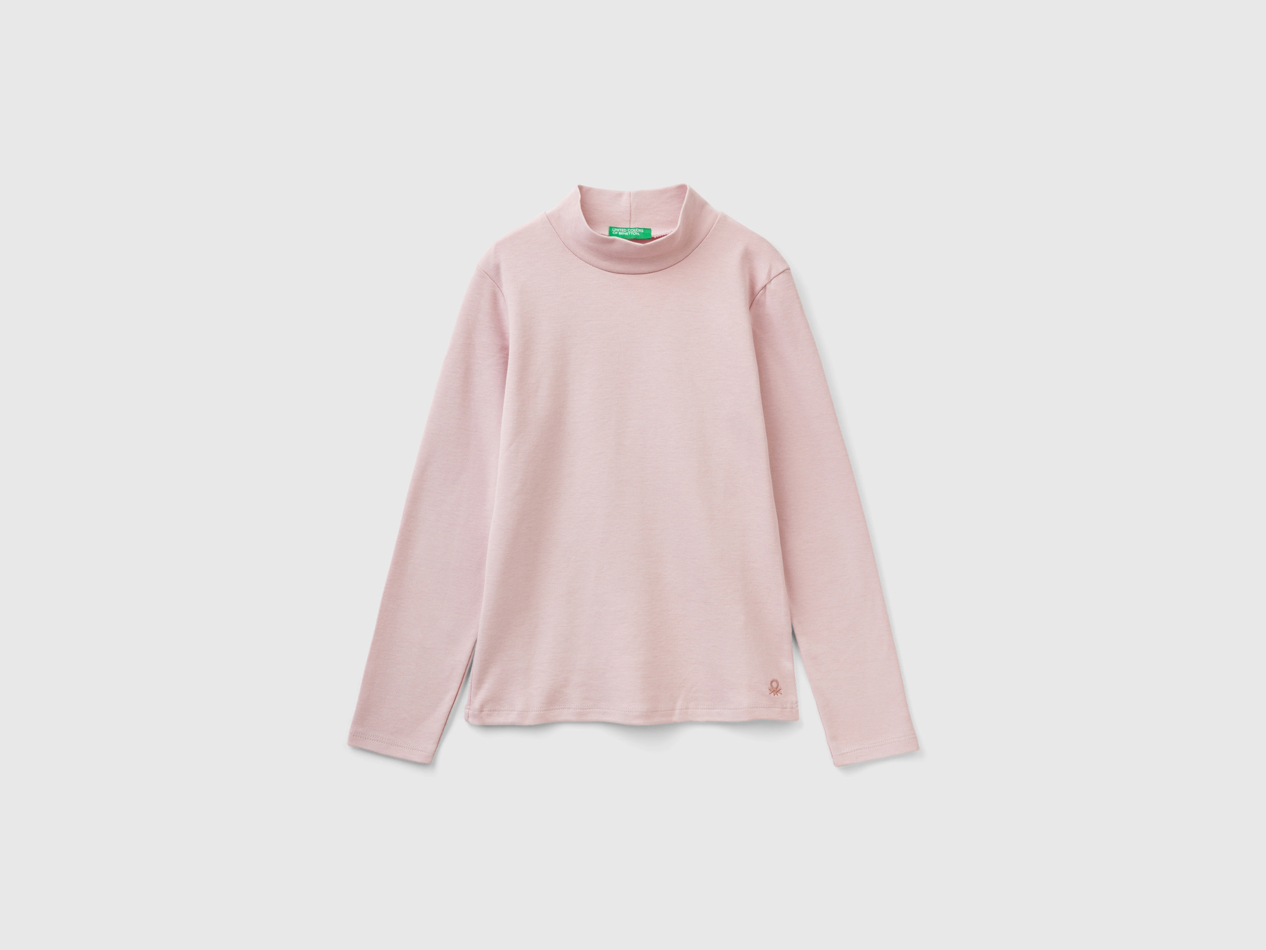Benetton, T-shirt In Pure Organic Cotton, size L, Pink, Kids