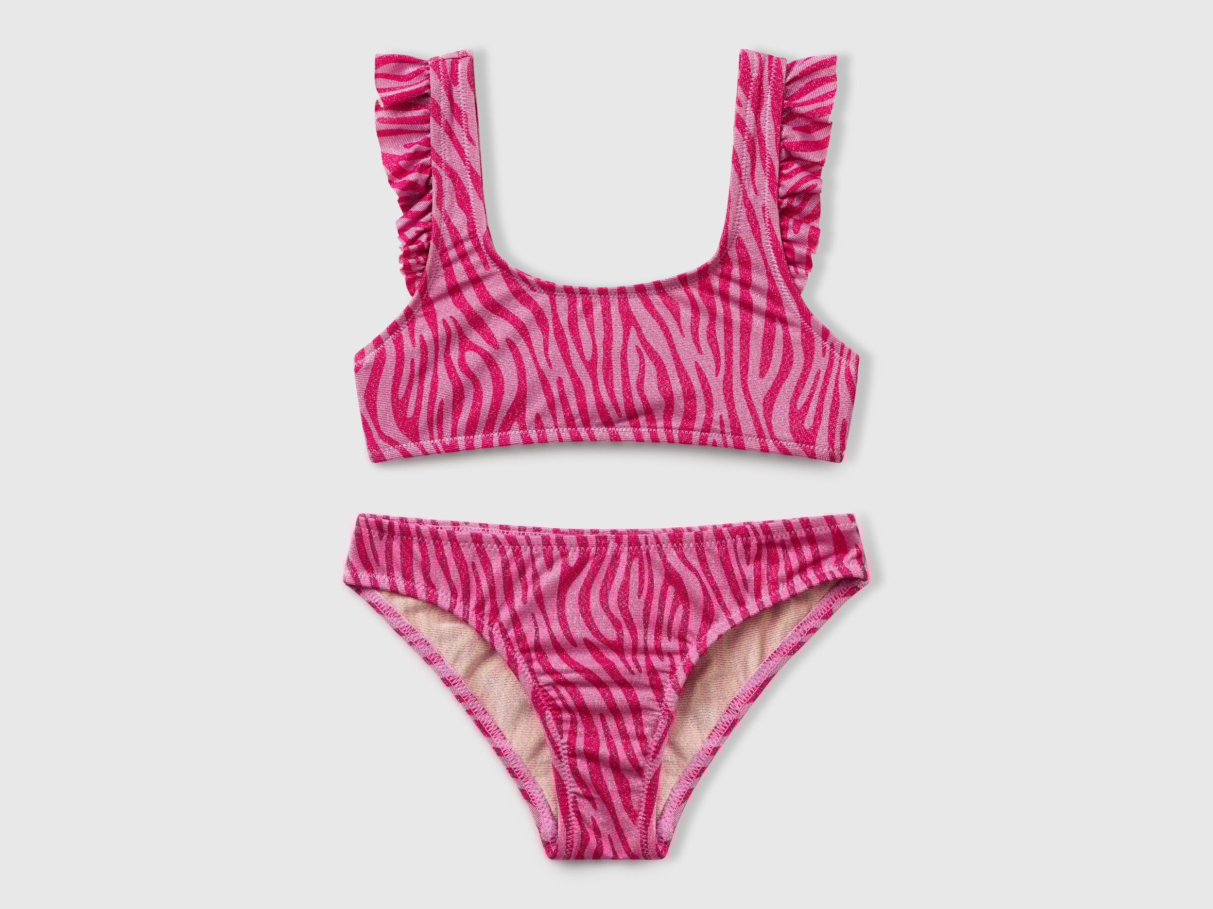 Benetton, Bikini De Plage Imprimé Animalier, taille 2XL, , Enfants - United Colors of Benetton - Modalova