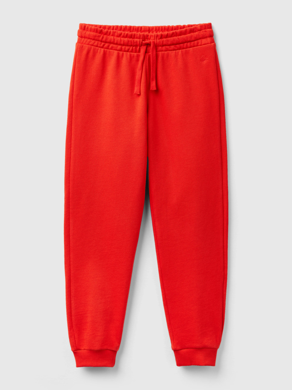 Benetton, Sweatpants With Logo, Red, Kids