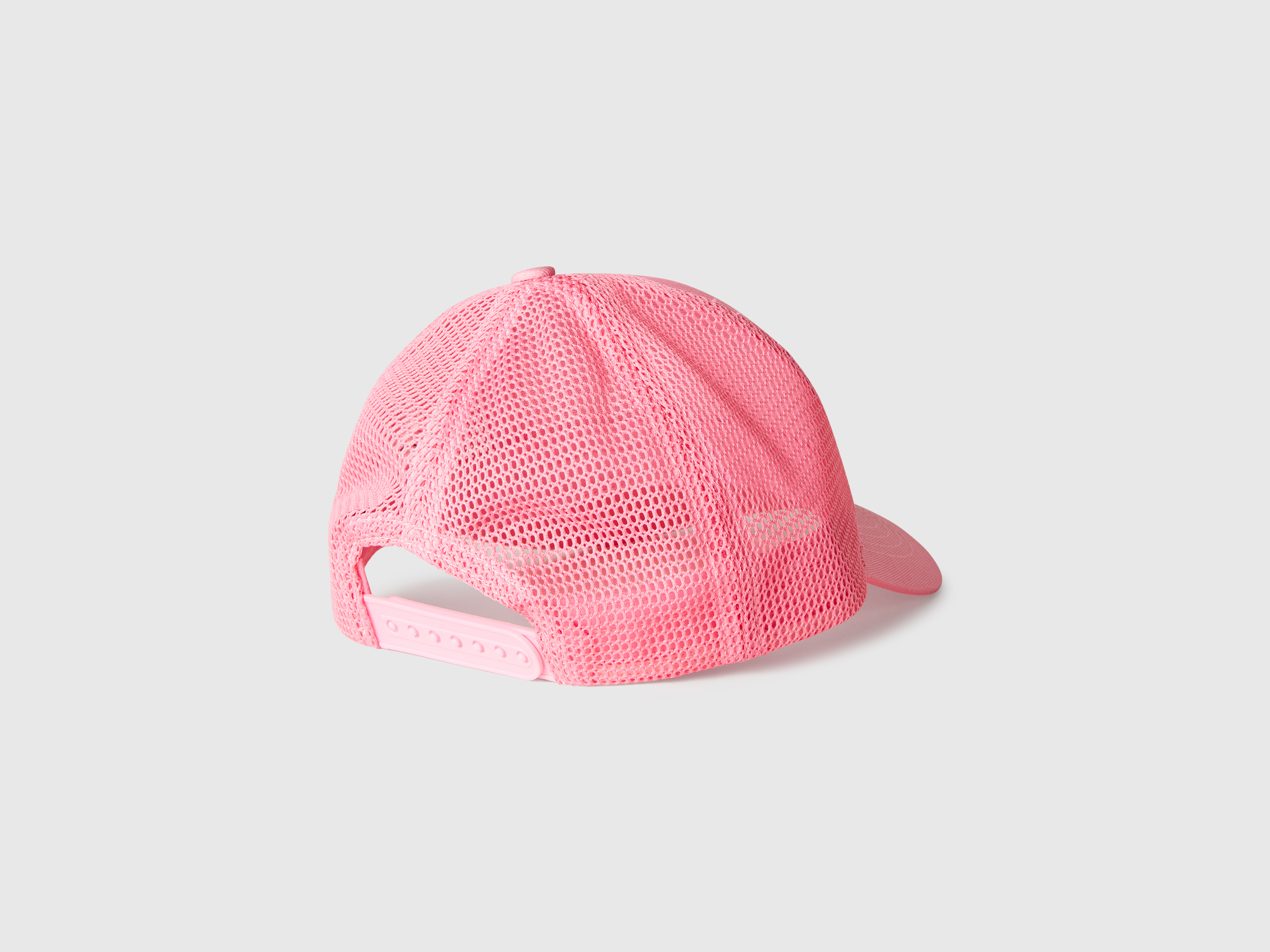 Benetton, Καπέλο Μπέιζμπολ Από Βαμβακερό Και Mesh, size 12-24, Ροζ, Παιδικά φωτογραφία
