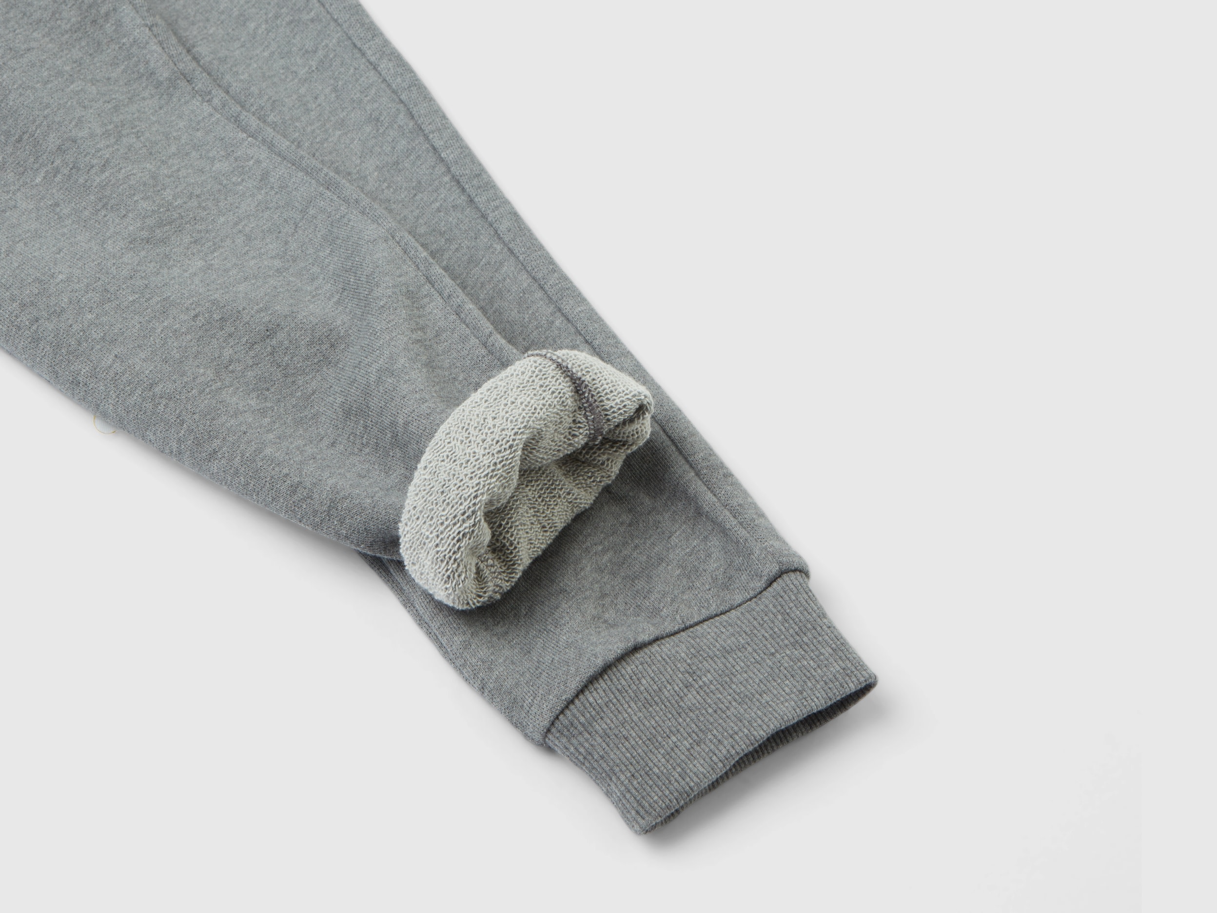 Benetton, Pantaloni Sportivi Con Coulisse, Grigio Scuro, Bambini