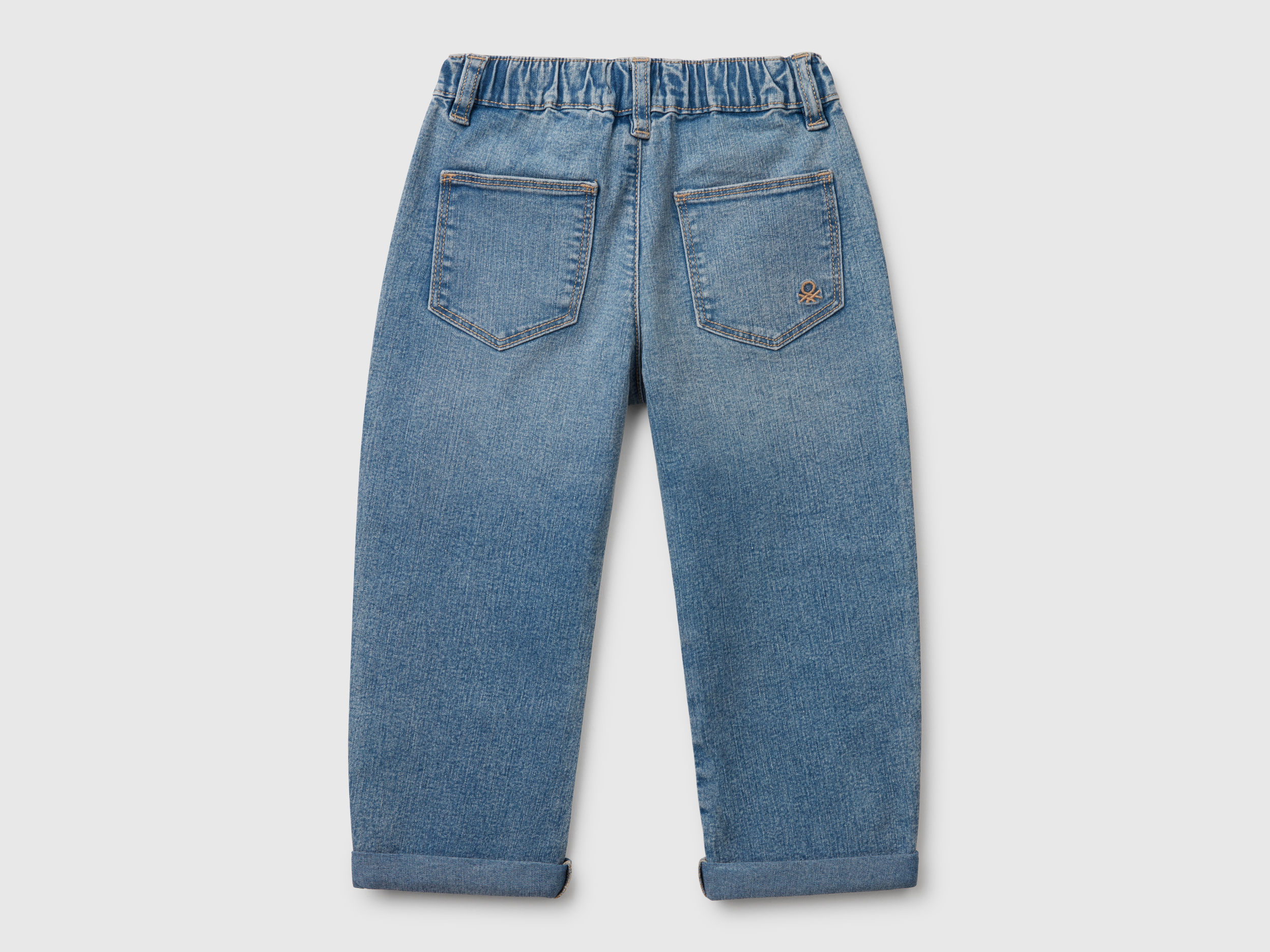 Benetton, Τζιν Carrot Fit, size 3-4, Ανοιχτο Μπλε, Παιδικά φωτογραφία