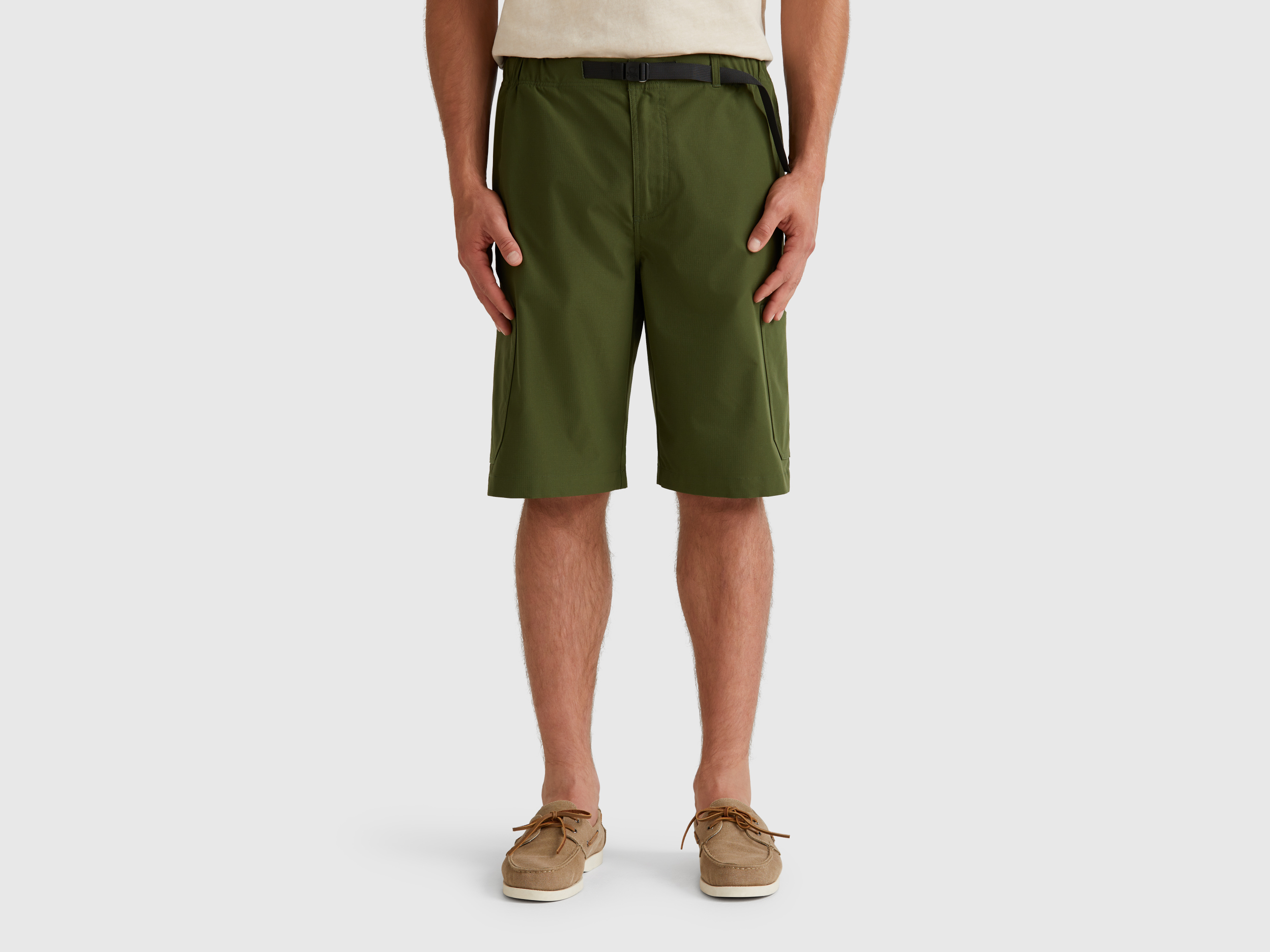 Benetton, Bermuda Cargo Avec Sangle, taille XXL - United Colors of Benetton - Modalova