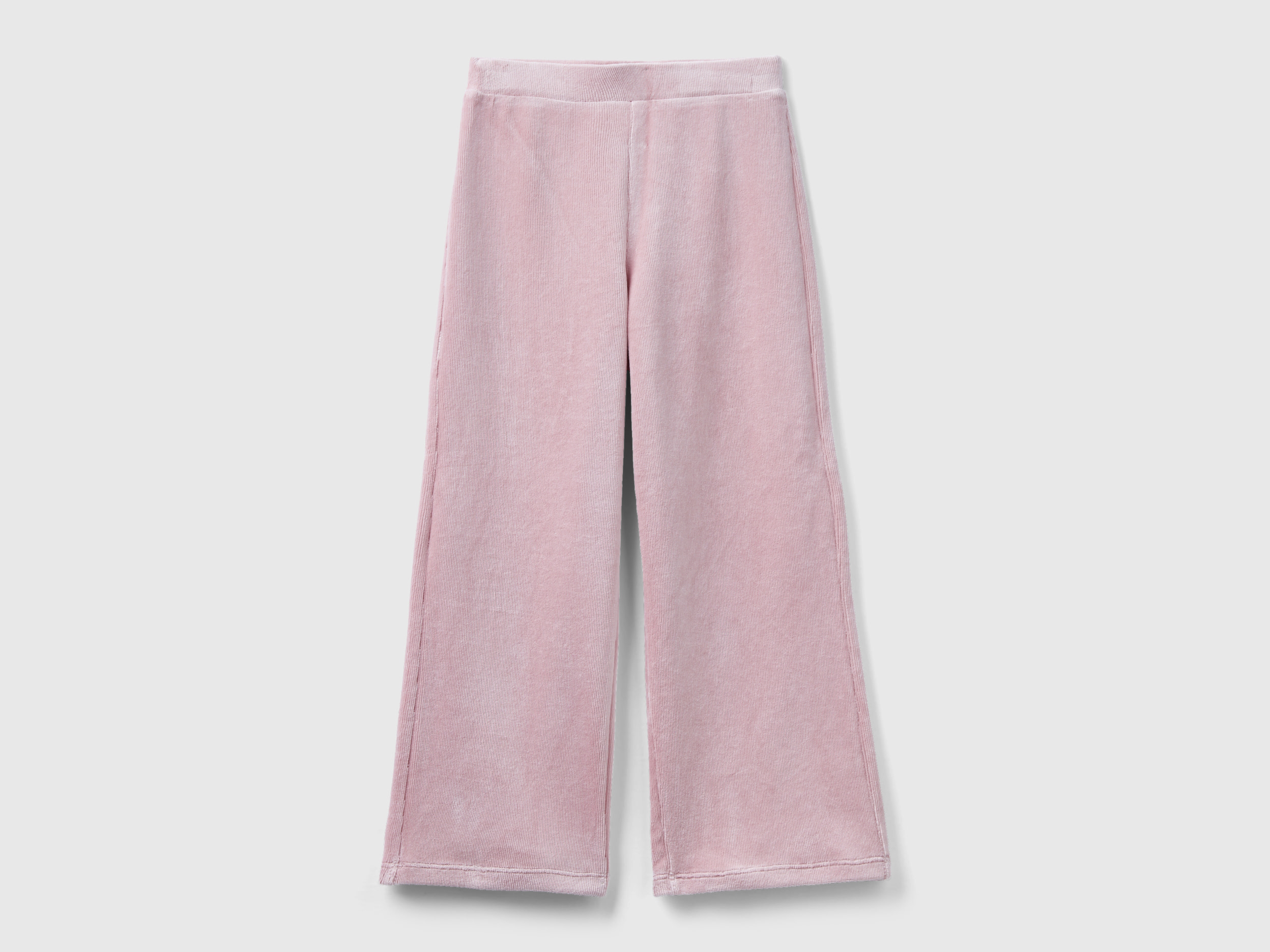 Benetton, Wide Chenille Trousers, size 3XL, Pink, Kids