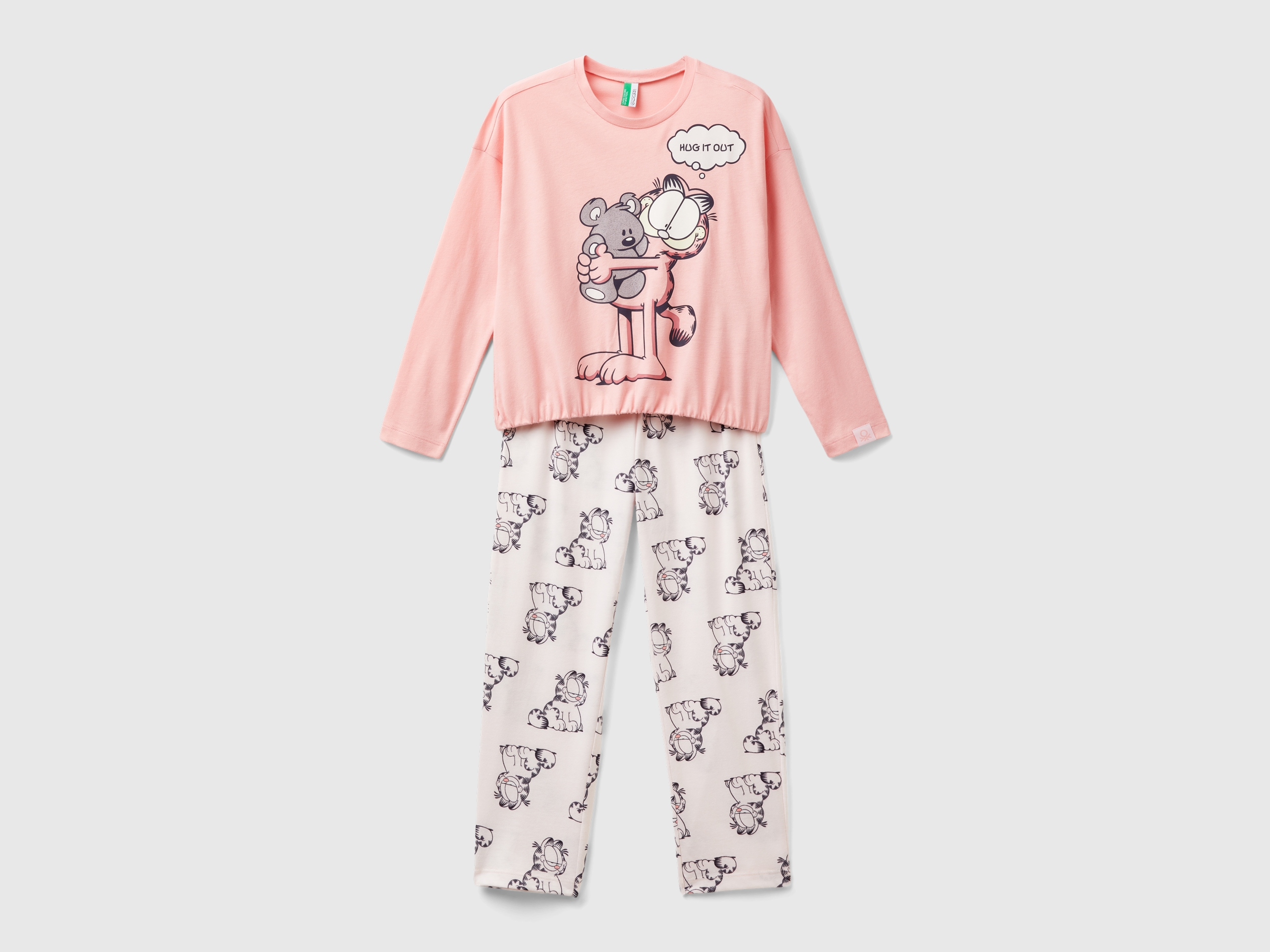 Benetton, Pyjama Garfield ©2024 By Paws, Inc., size 90, Pink, female