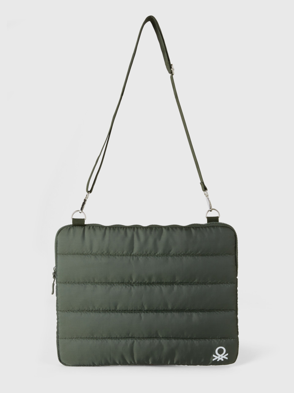 Benetton, Laptop Bag, Military Green, Women