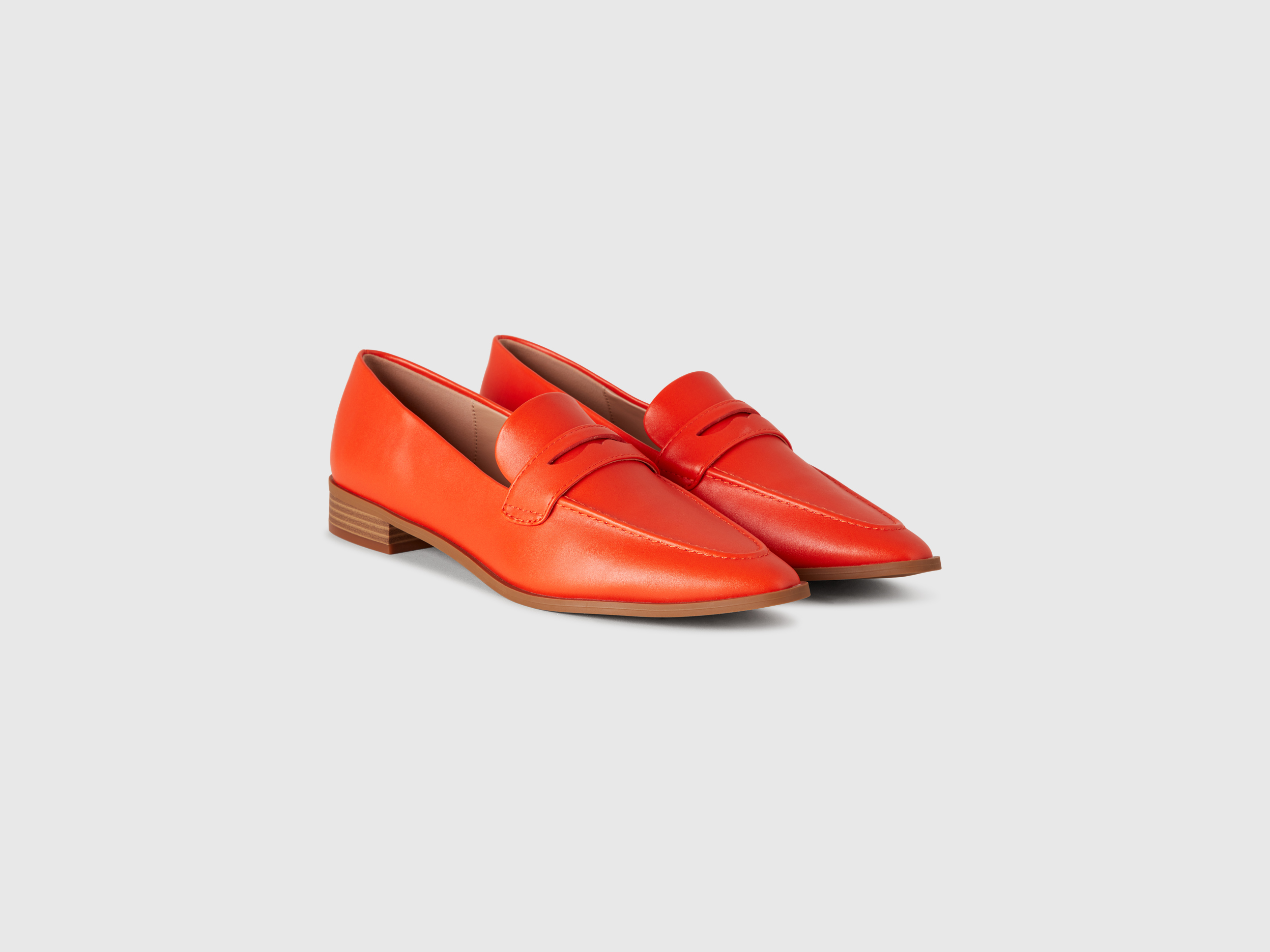 Benetton, Μοκασίνια Από Ύφασμα Εφέ Δέρματος, size 38, , Γυναικεία φωτογραφία