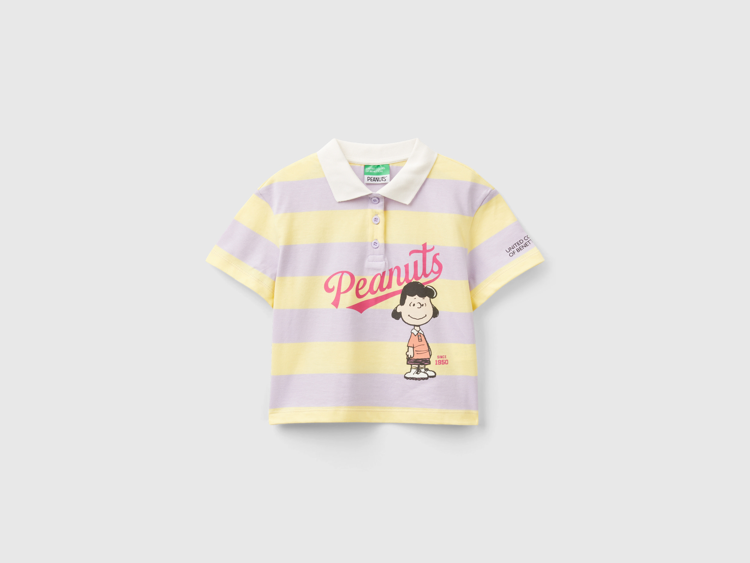 Benetton, Polo A Righe ©peanuts, Multicolore, Bambini