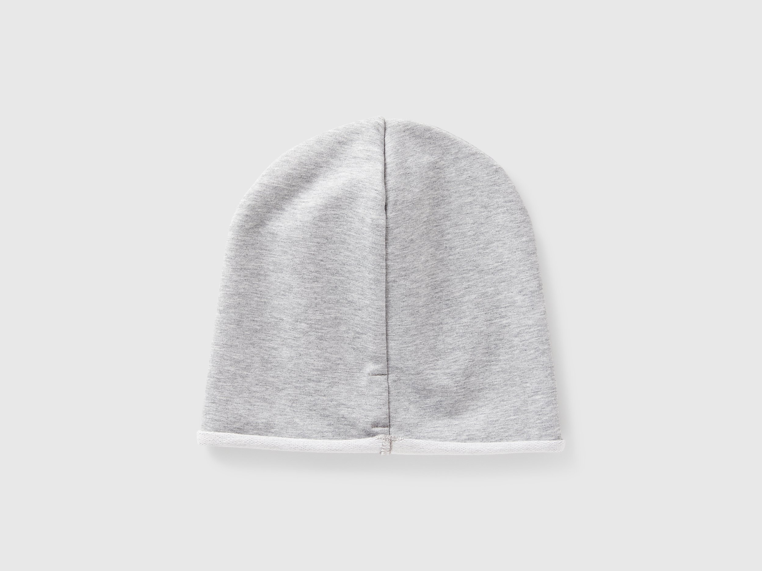 Benetton, Σκούφος Από Ελαστικό Βαμβακερό, size 4-6, Ανοιχτο Γκρι, Παιδικά φωτογραφία