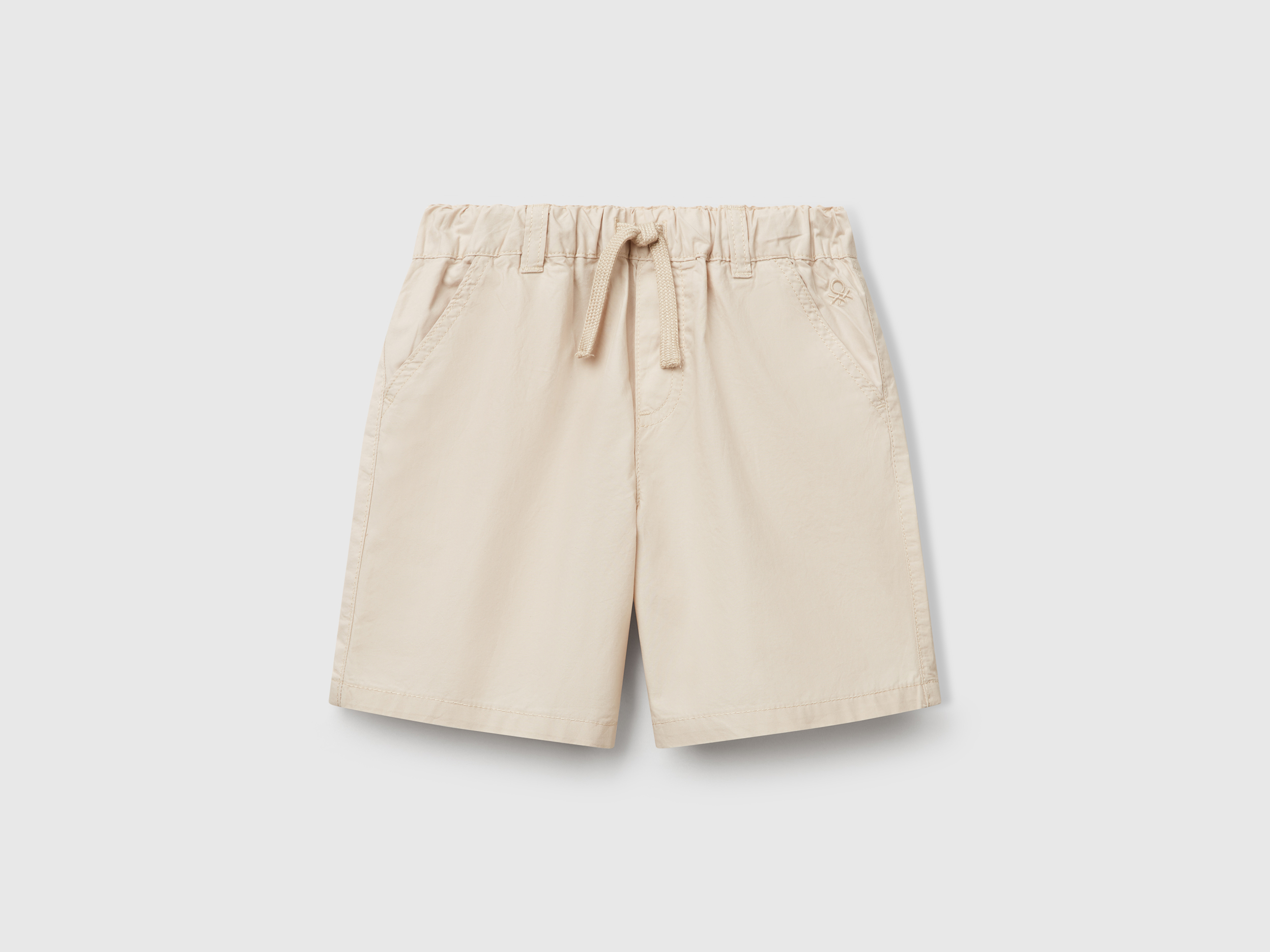 Benetton, Short 100% Coton Avec Cordon De Serrage, taille 12-18, , Enfants - United Colors of Benetton - Modalova