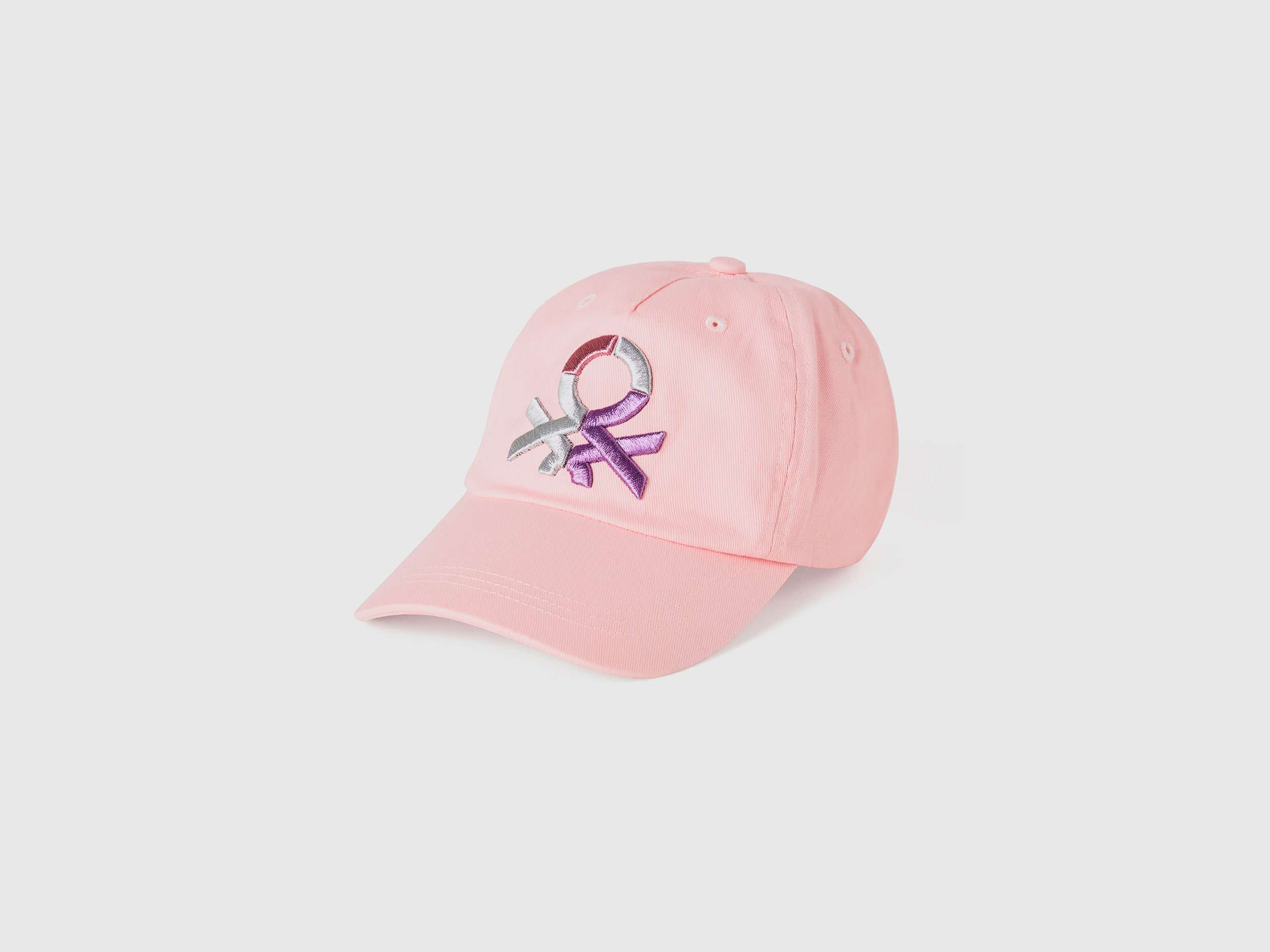 Benetton, Baseballcap Mit Logo, size M-L, Pink, female