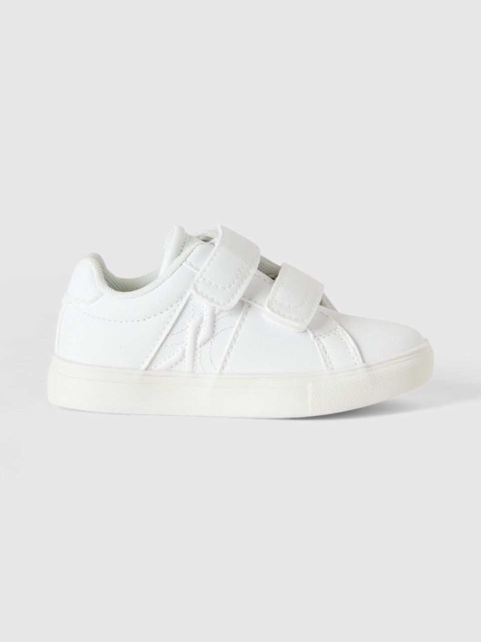 Benetton, Low-top Sneakers With Logo, White, Kids