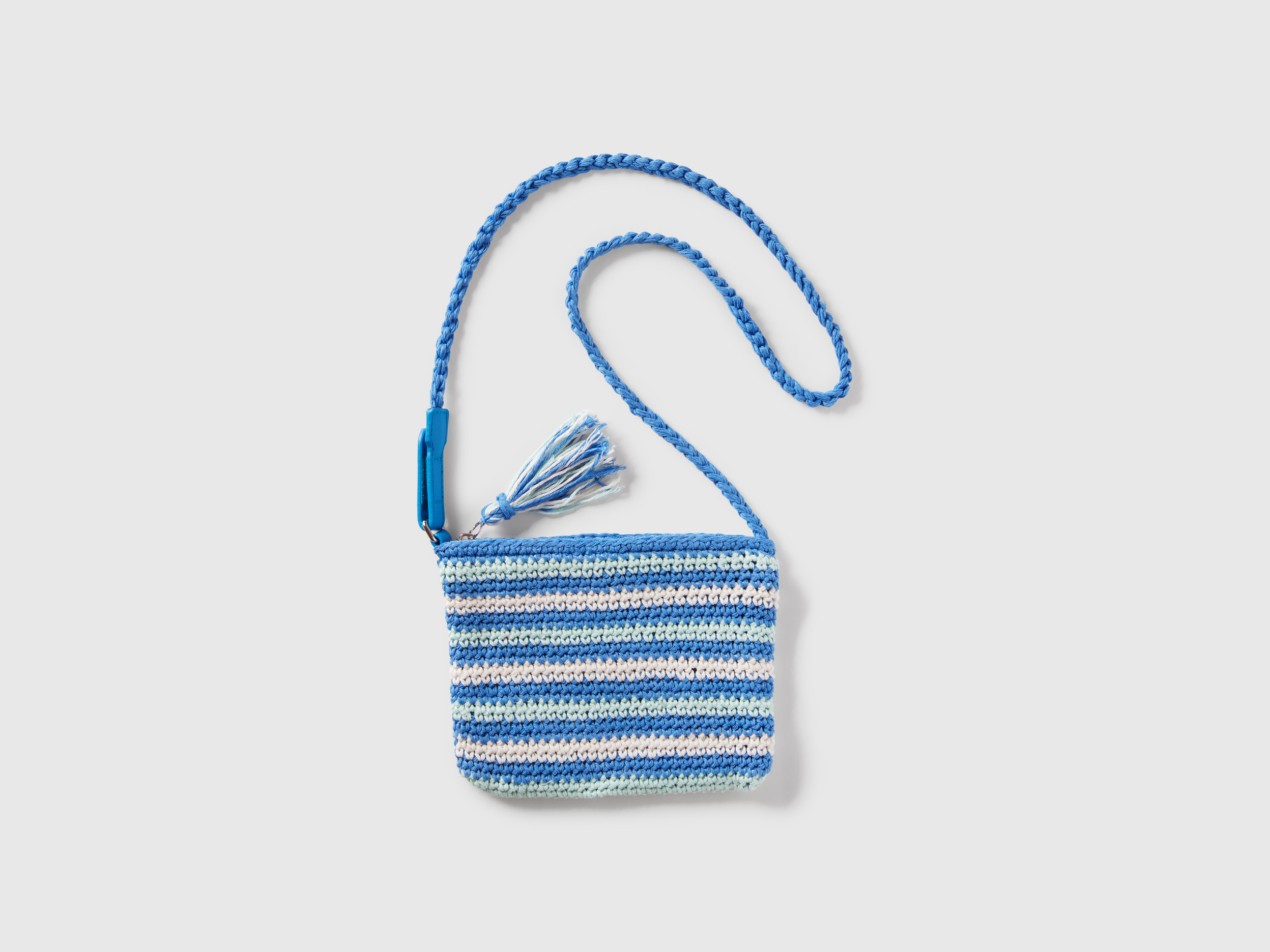 Benetton, Crochet Bag With Tassels, size OS, Multi-color, Kids