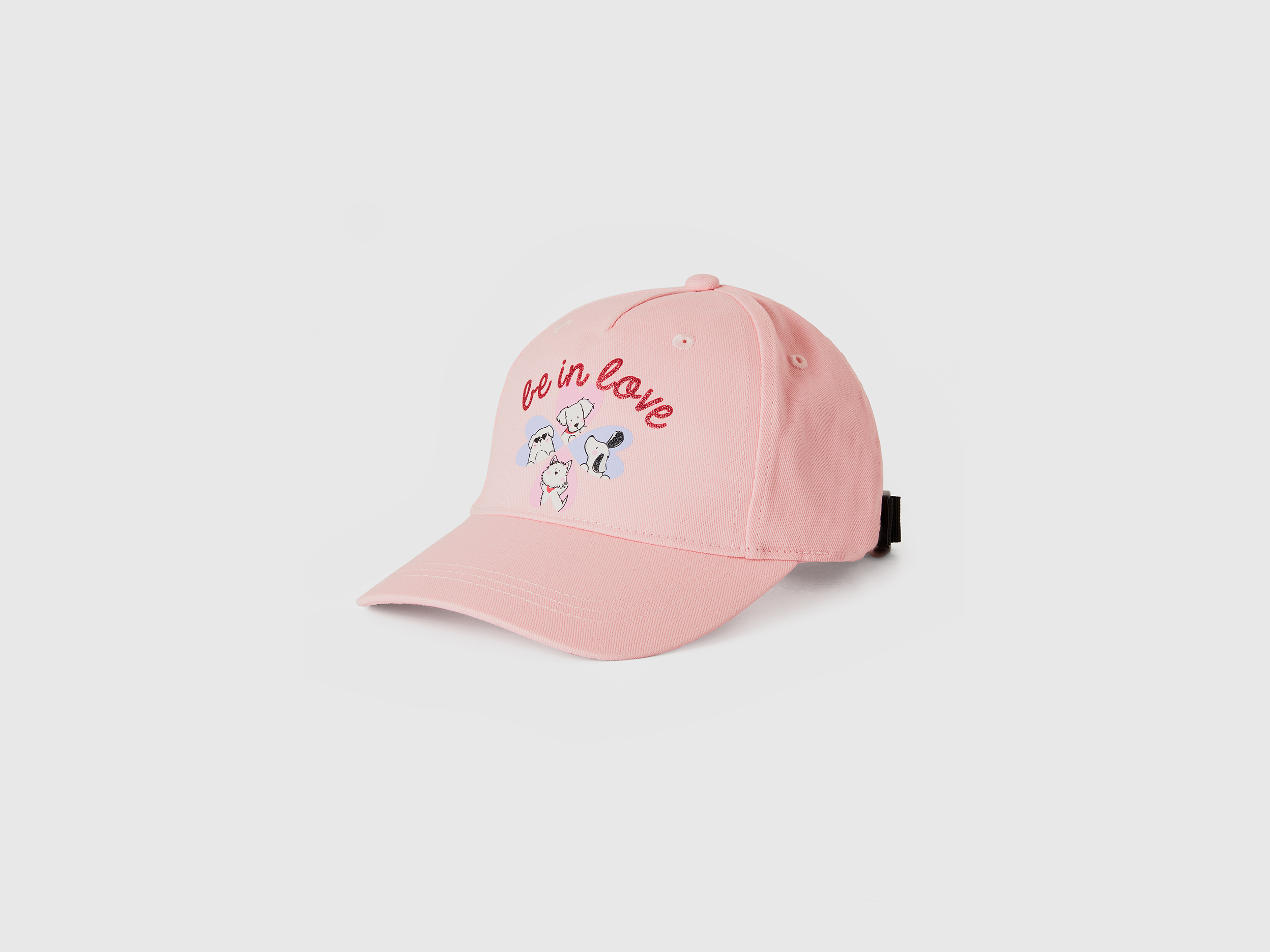 Benetton, Baseballcap Mit Aufdruck, size 104, Pink, female