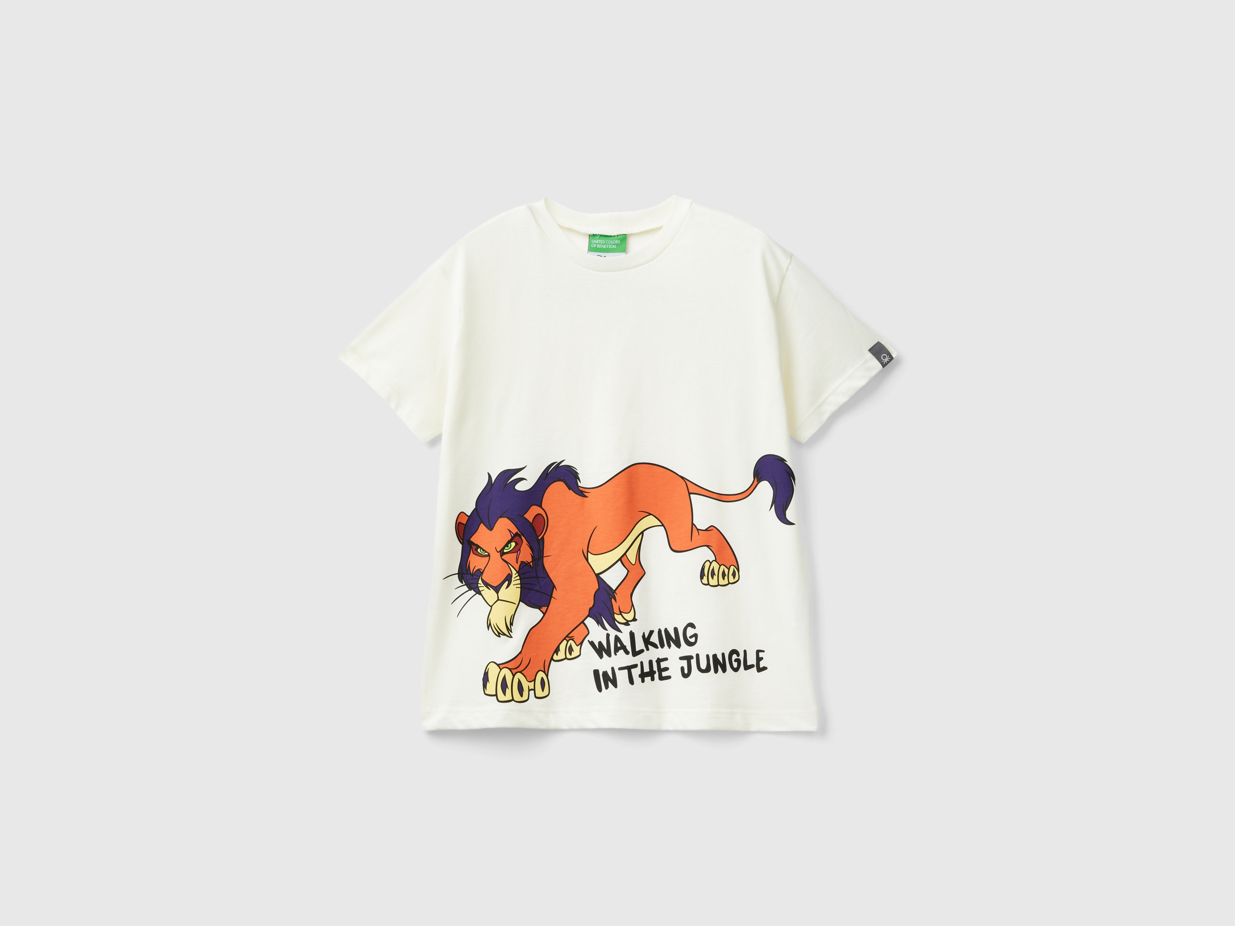 Benetton, T-shirt Bianco Panna ©disney Il Re Leone, Bianco Panna, Bambini