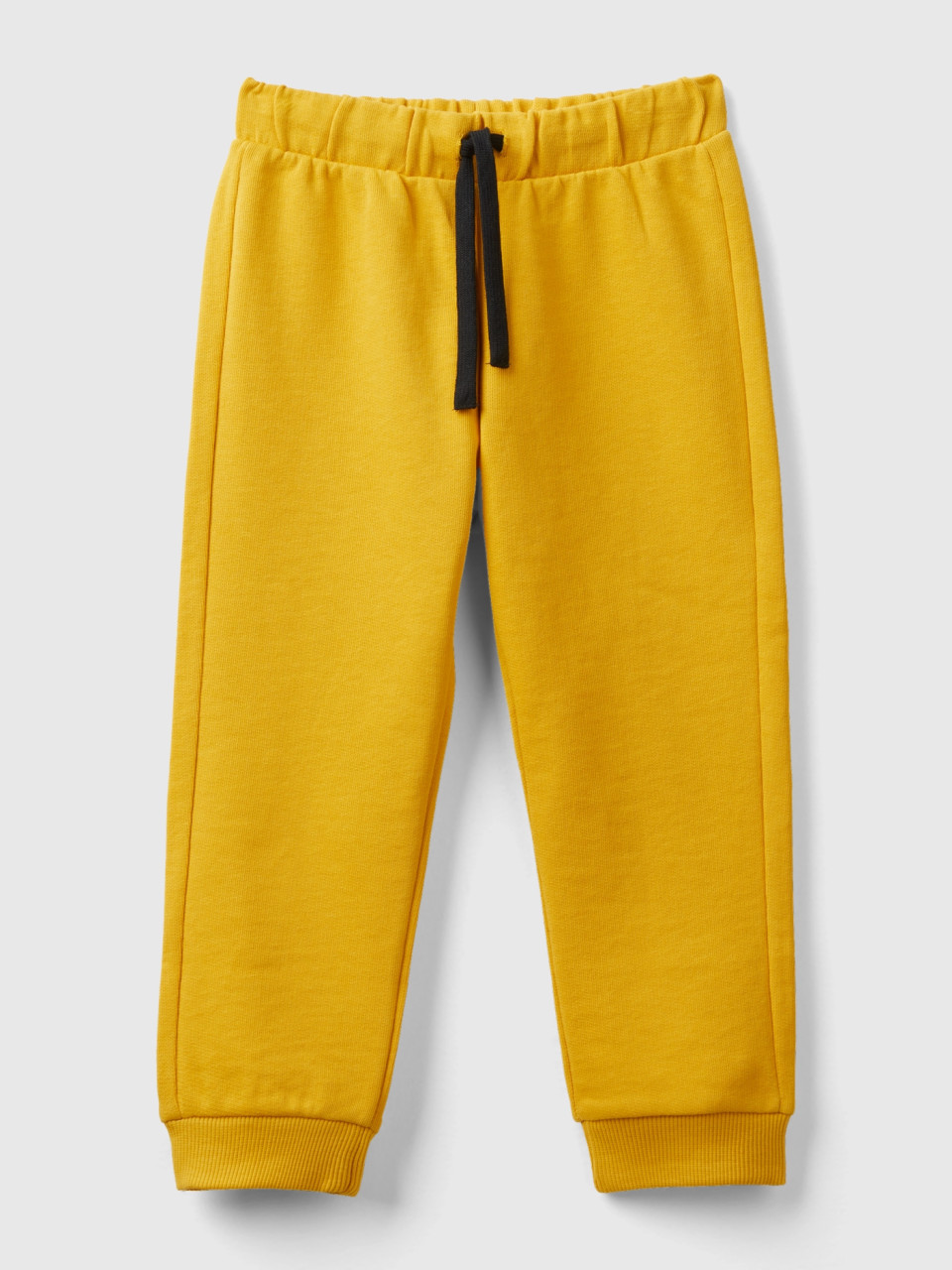 Benetton, Sweatpants With Pocket, Yellow, Kids