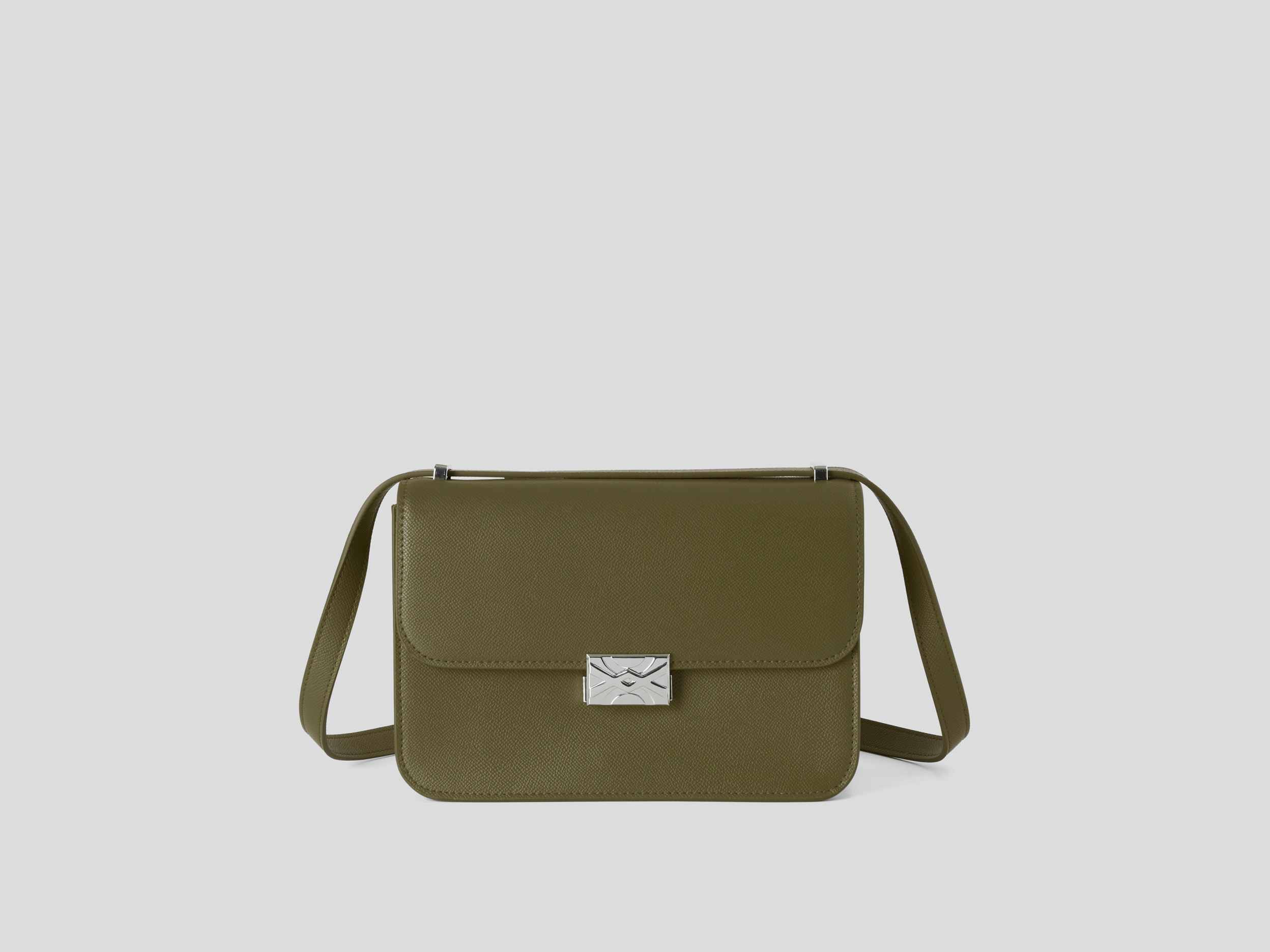 Benetton, Grand Be Bag Vert Militaire, taille OS, Kaki, Femme