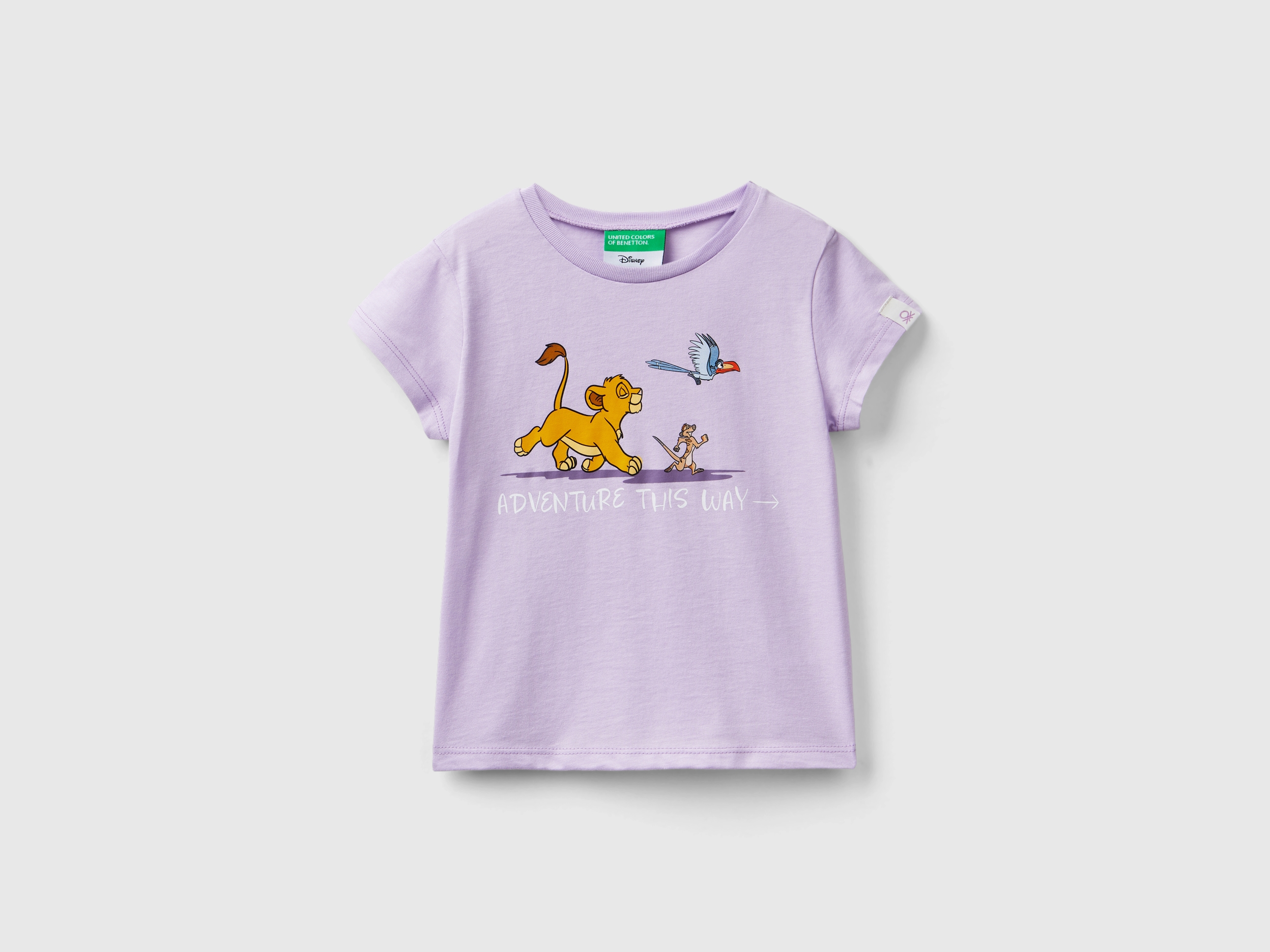 Benetton, Lila Shirt ©disney Der König Der Löwen, size 98, Flieder, female