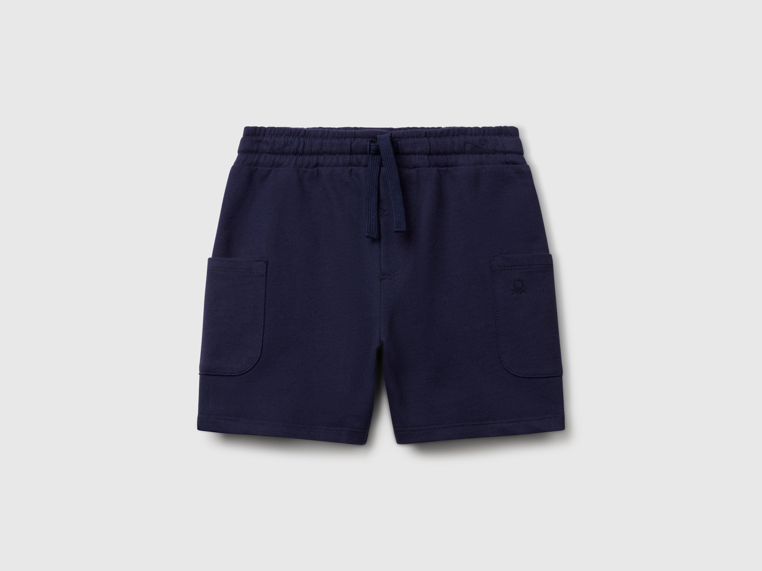 Benetton, Short Cargo En Coton, taille 12-18, Bleu Foncé, Enfants - United Colors of Benetton - Modalova