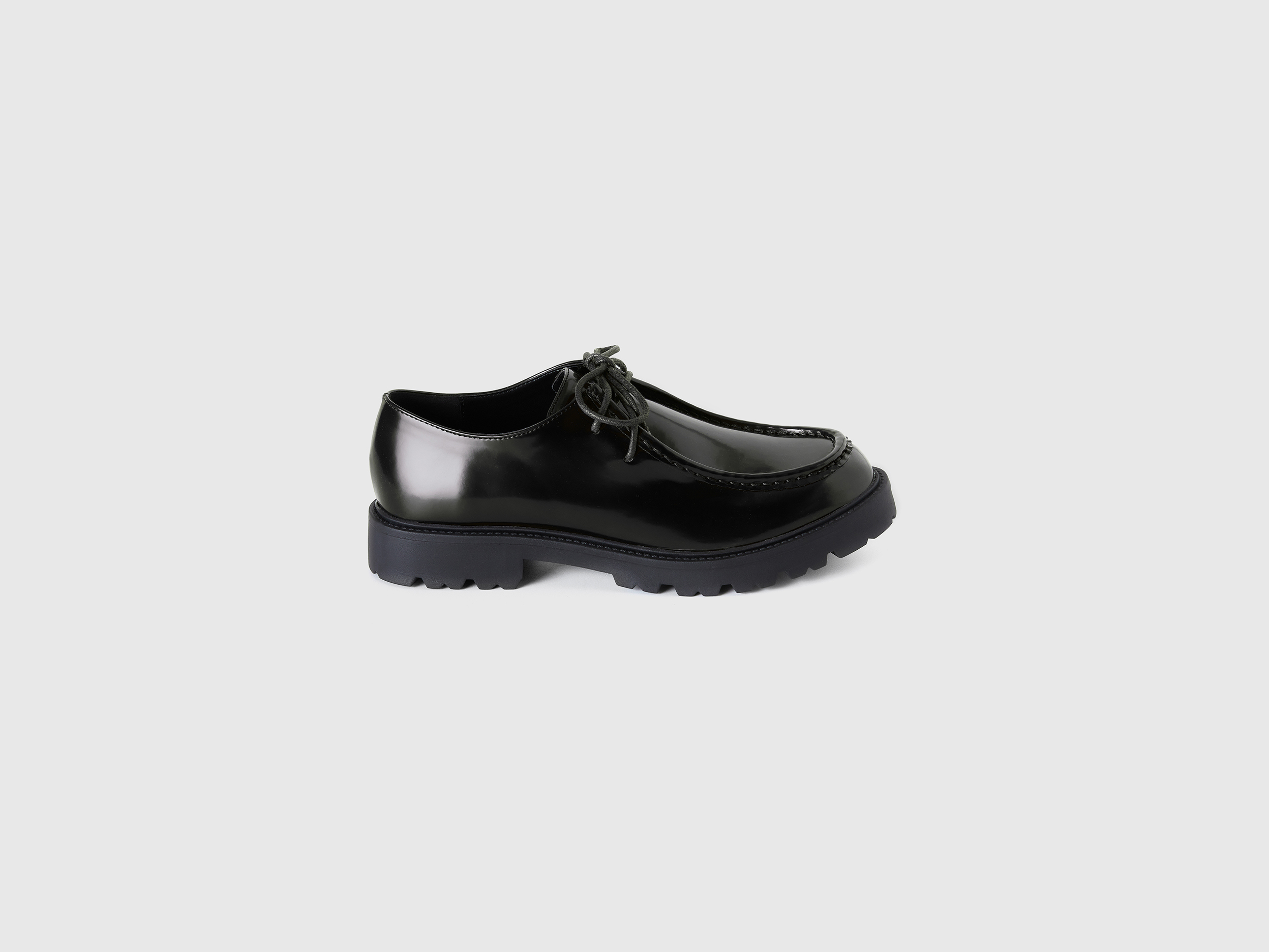 Benetton, Loafer In Lackoptik, size 39, Schwarz, female