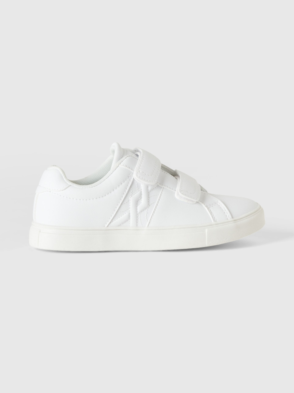 Benetton, Low-top Sneakers With Logo,5Y, White