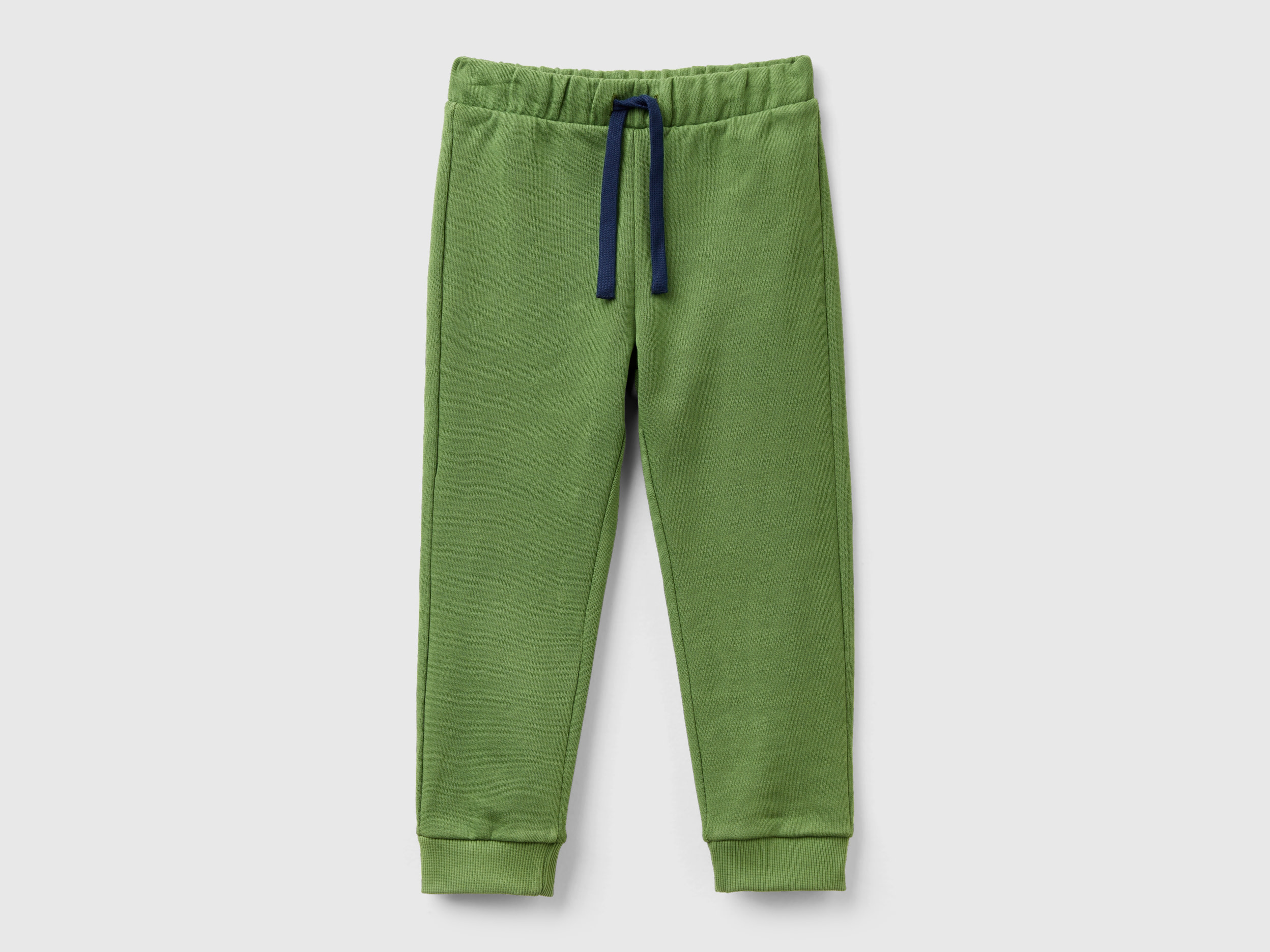Image of Benetton, Sweatpants With Pocket, size 116, Military Green, Kids