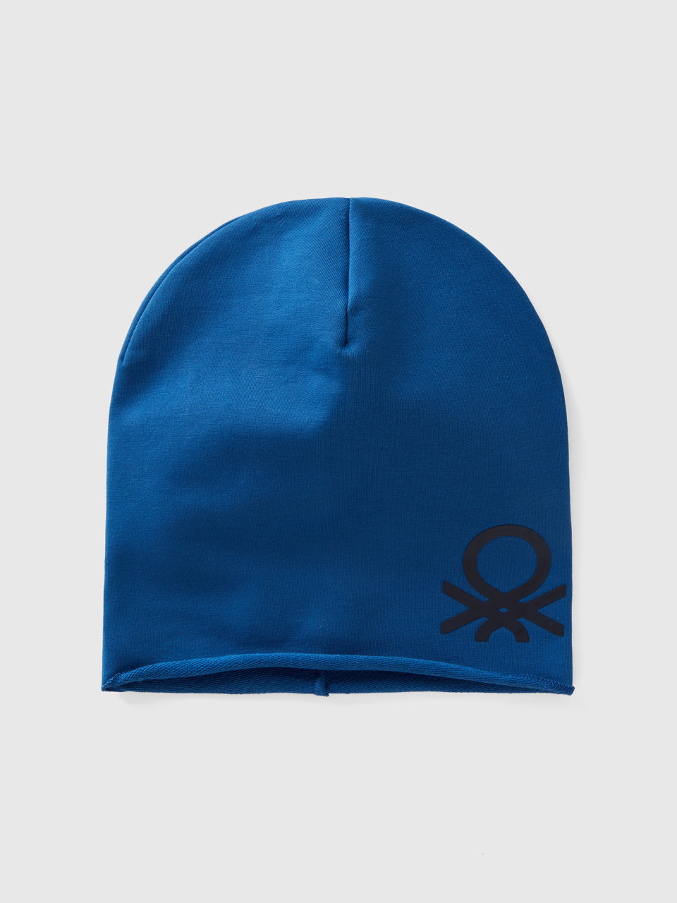 Benetton, Hat In Stretch Cotton, Blue, Kids